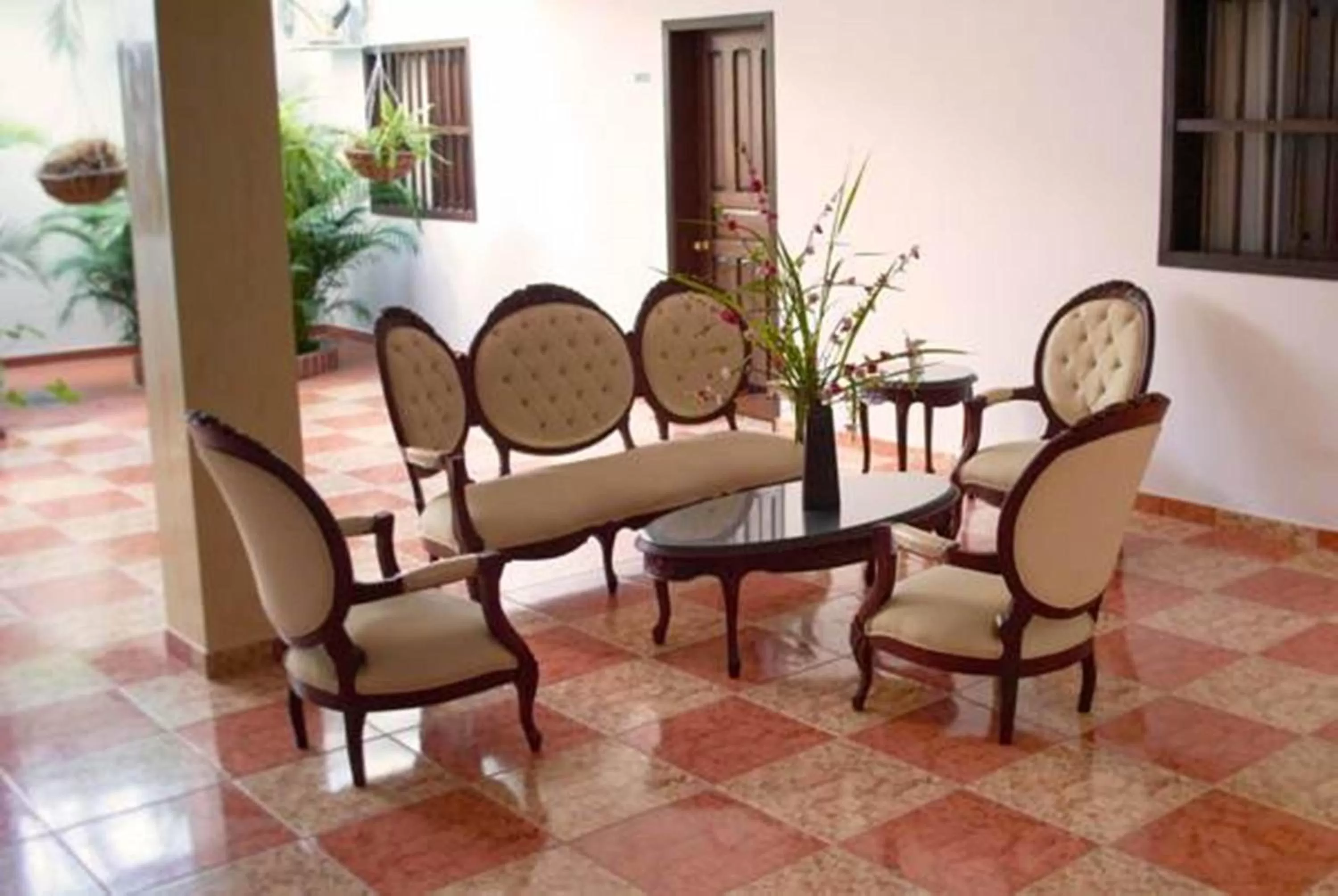 Seating area in Hotel Las Nieves