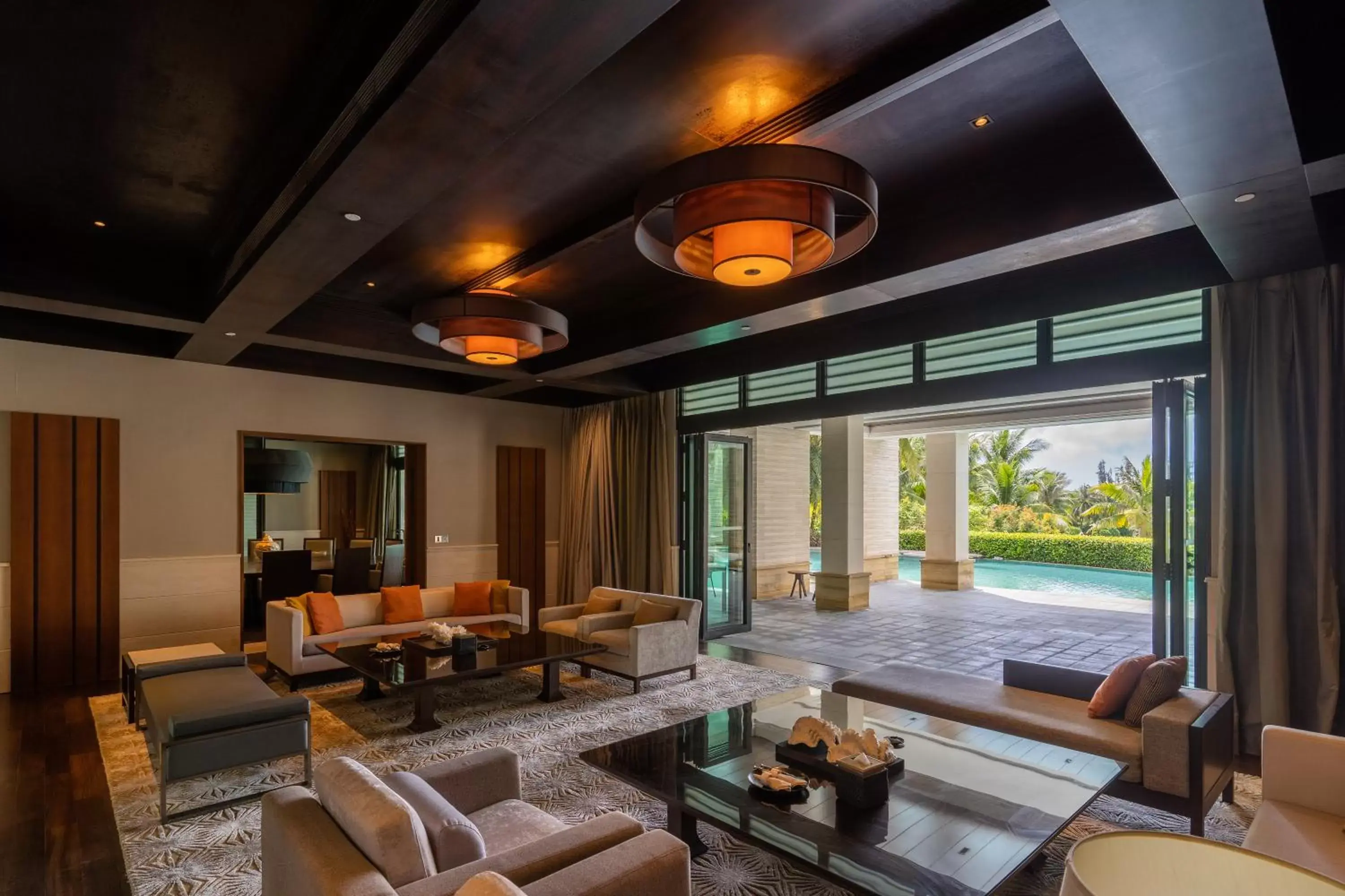 Living room, Seating Area in Raffles Hainan Clear Water Bay