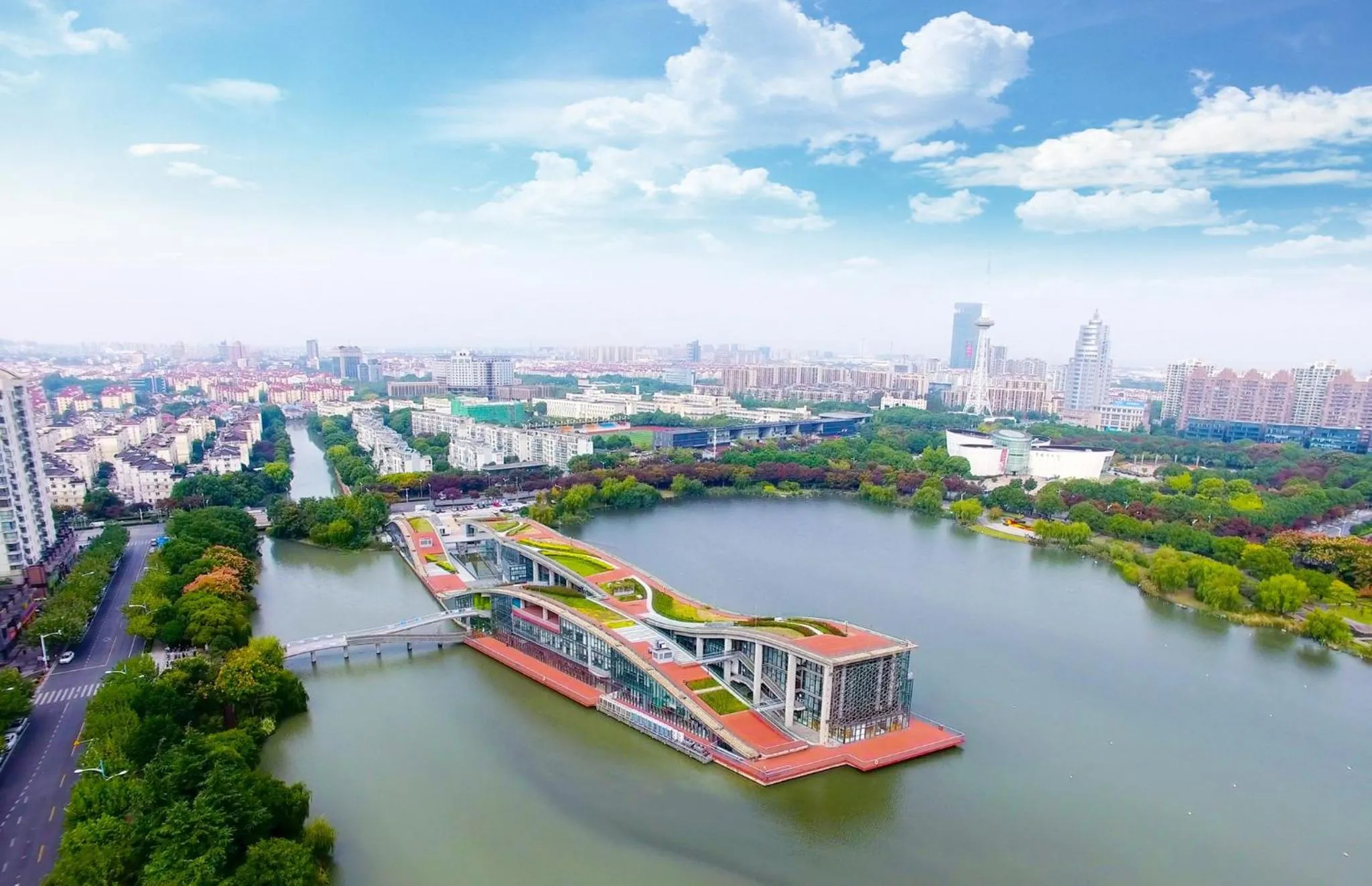 Property building in Crowne Plaza Shanghai Xiayang Lake by IHG