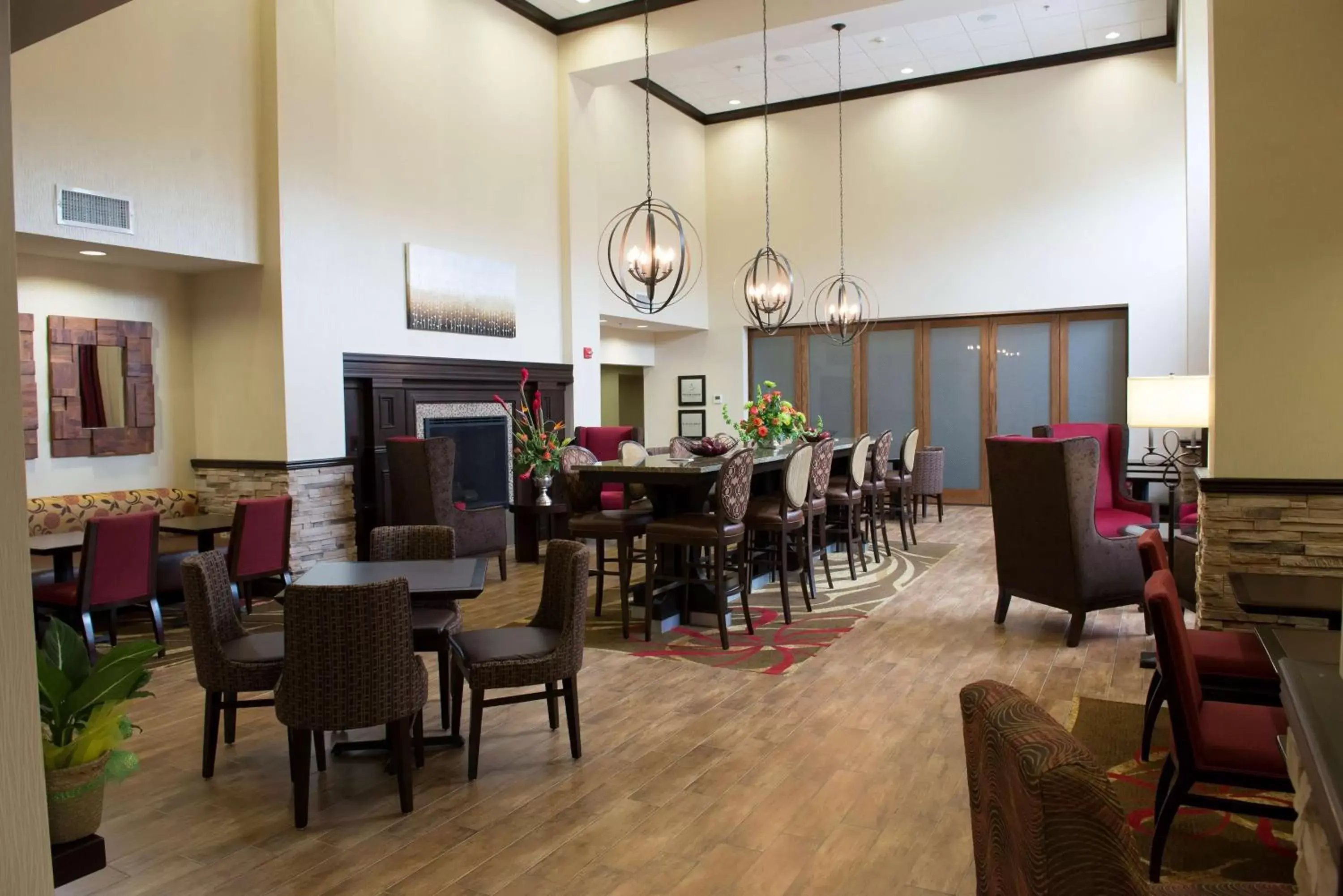 Lobby or reception, Restaurant/Places to Eat in Hampton Inn and Suites Hope