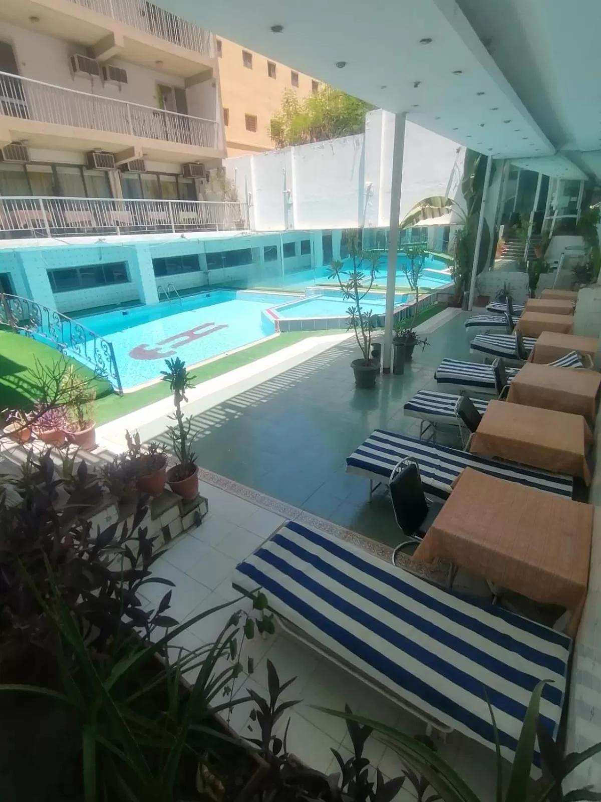 Swimming pool in Windsor Hotel Luxor 中國人之家