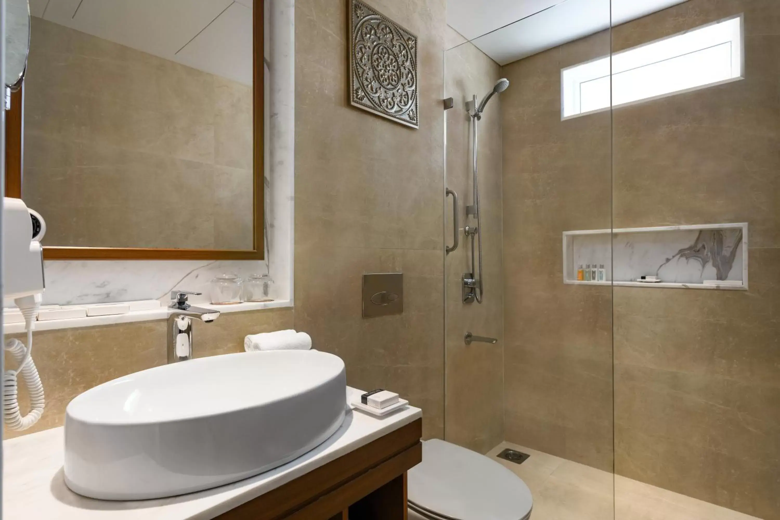 Bathroom in Hawthorn Suites by Wyndham Dwarka