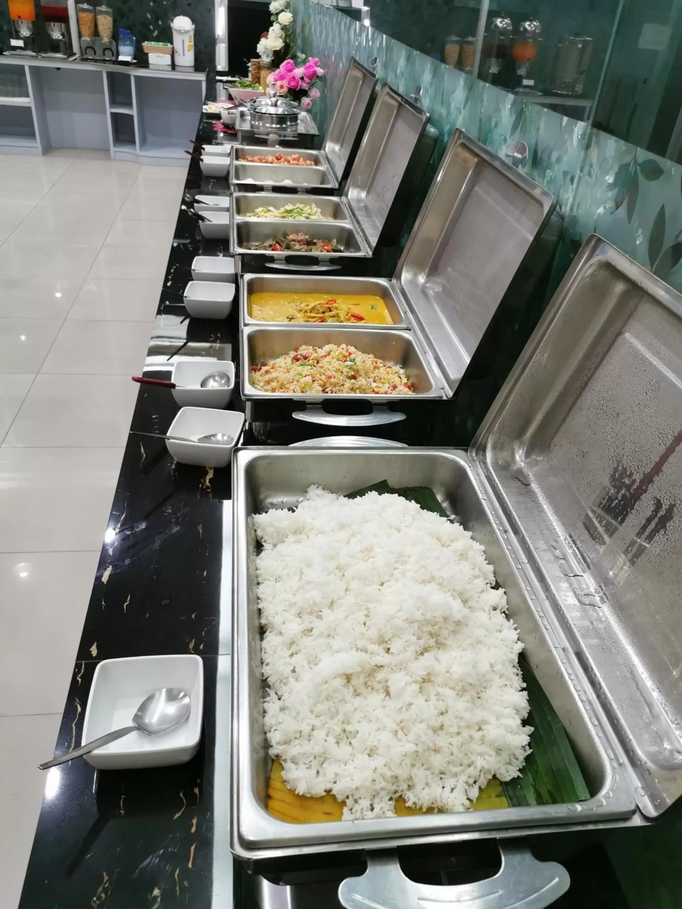 Buffet breakfast in Morakot Twin Chumphon