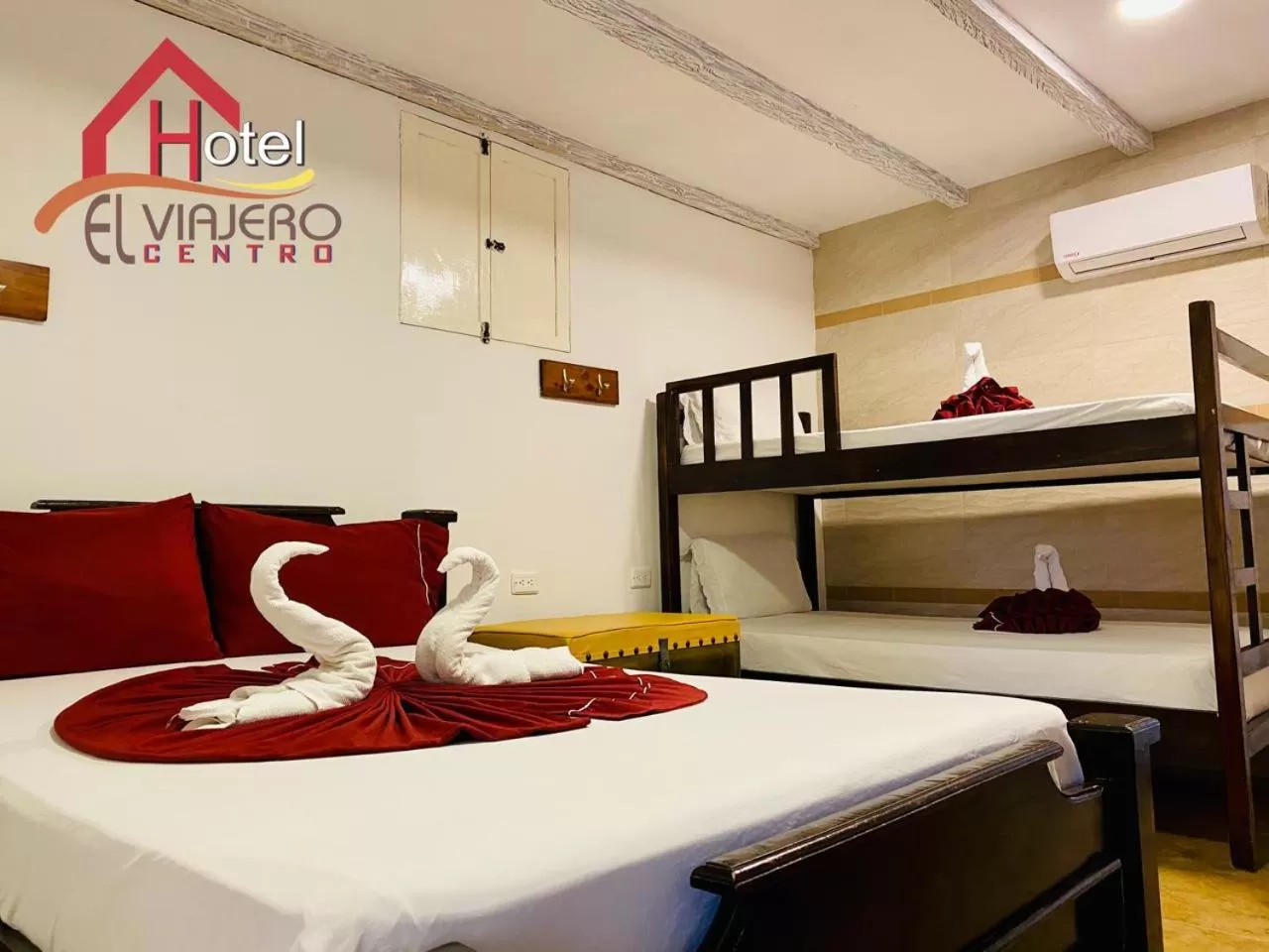 Bed in Hotel El Viajero Centro