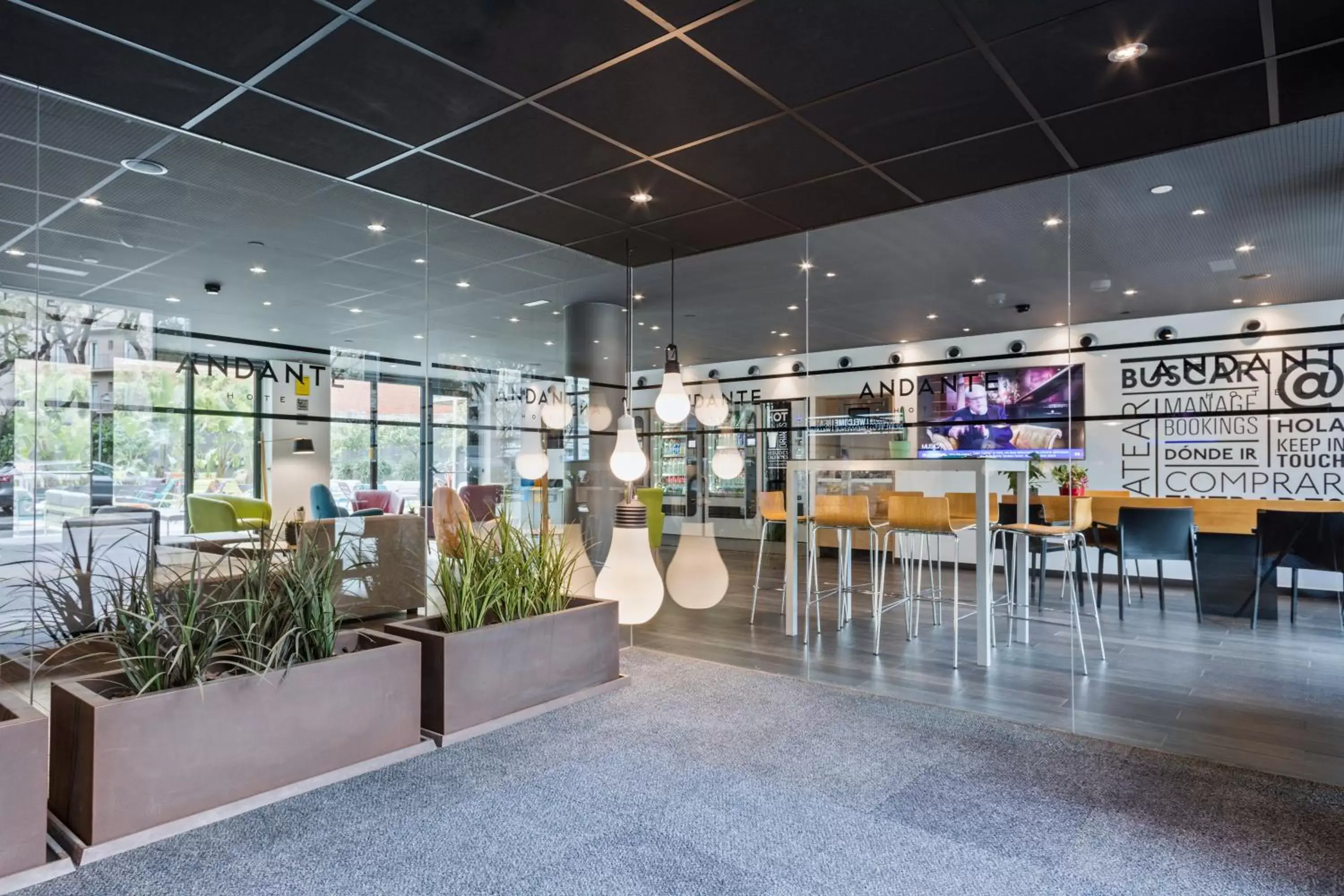 Lobby or reception in Andante Hotel Lobby or reception in Andante Hotel