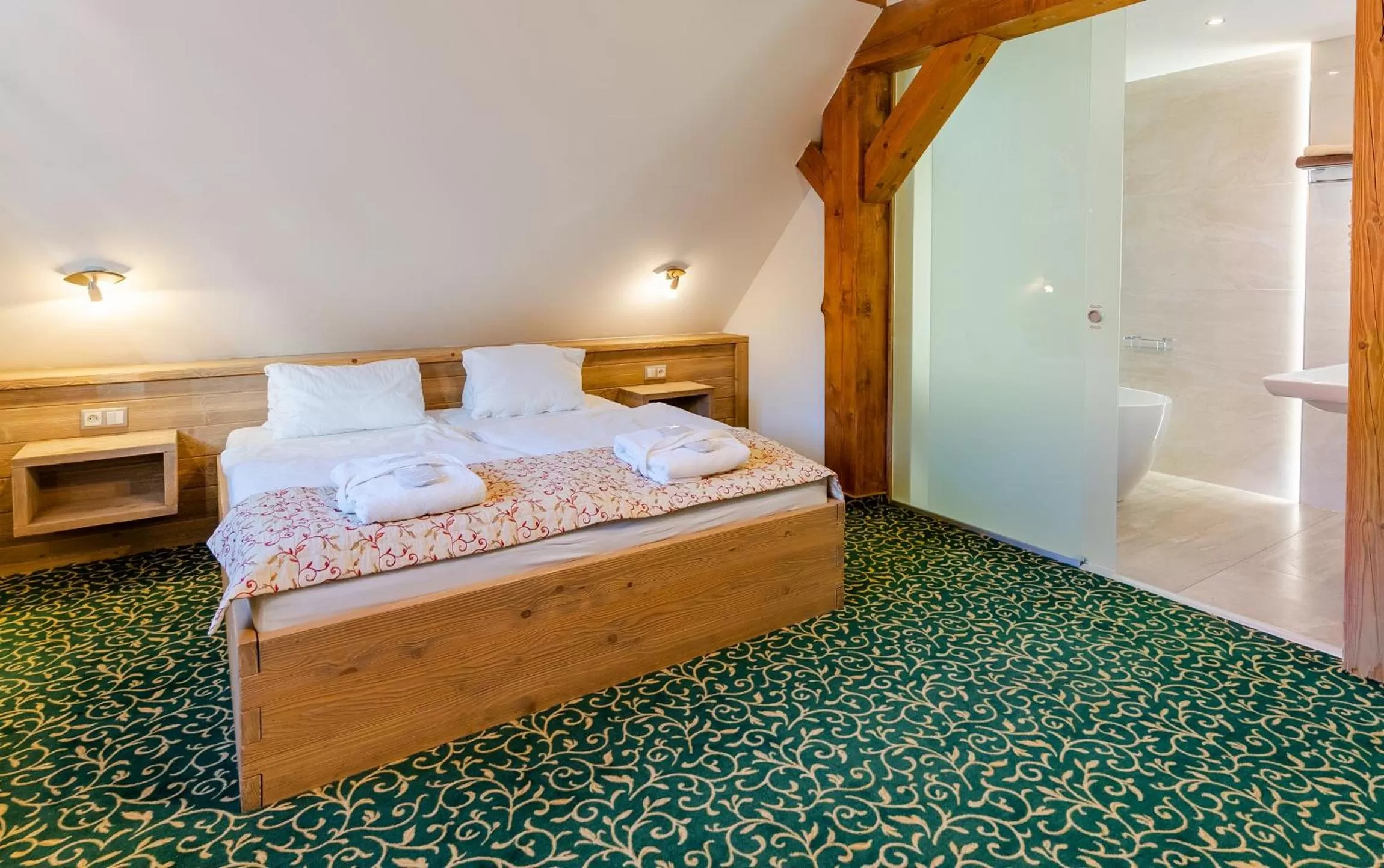 Photo of the whole room, Bed in Hotel Strachanovka - Jánska Koliba