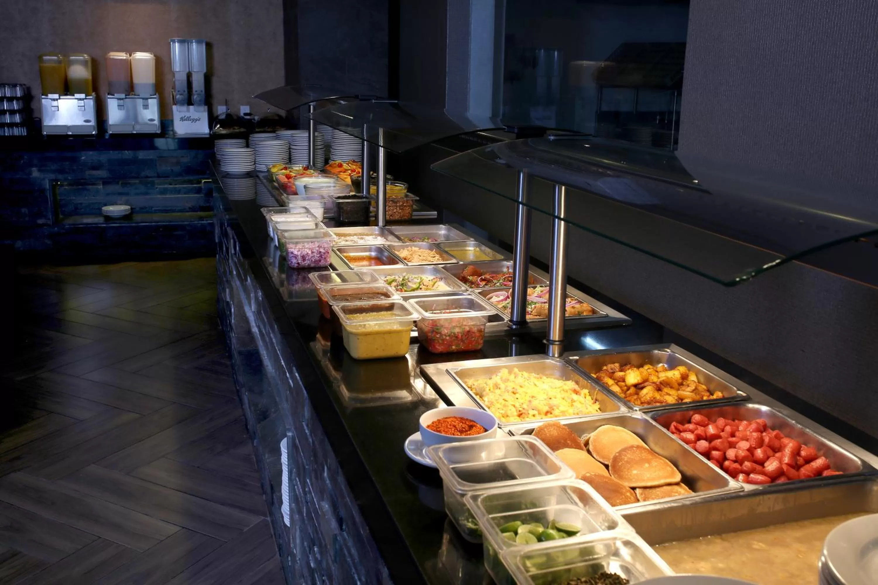 Buffet breakfast in Don Pelayo Pacific Beach