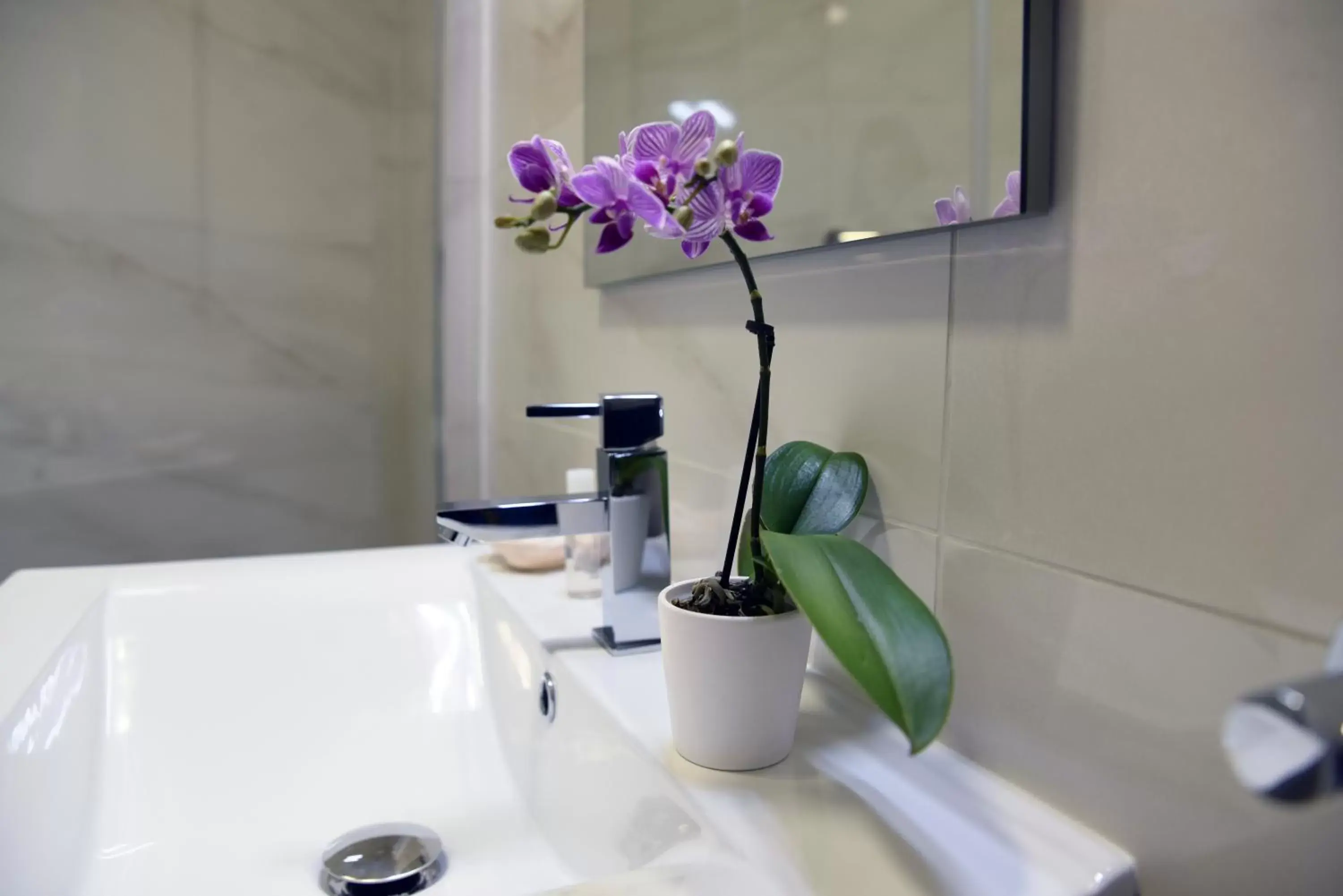 Bathroom in Hotel Visconde