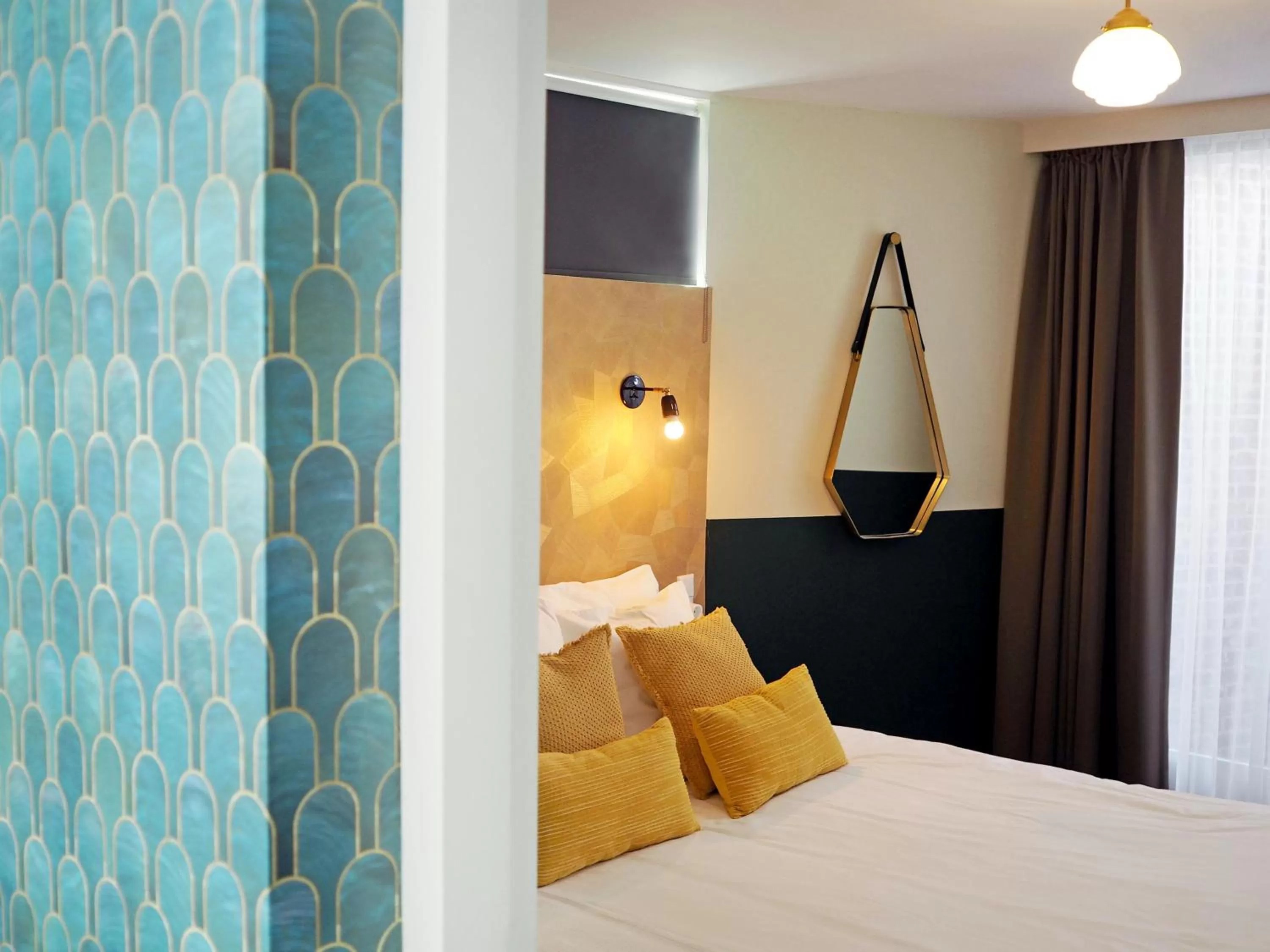 Bedroom, Bed in Hotel Sebel