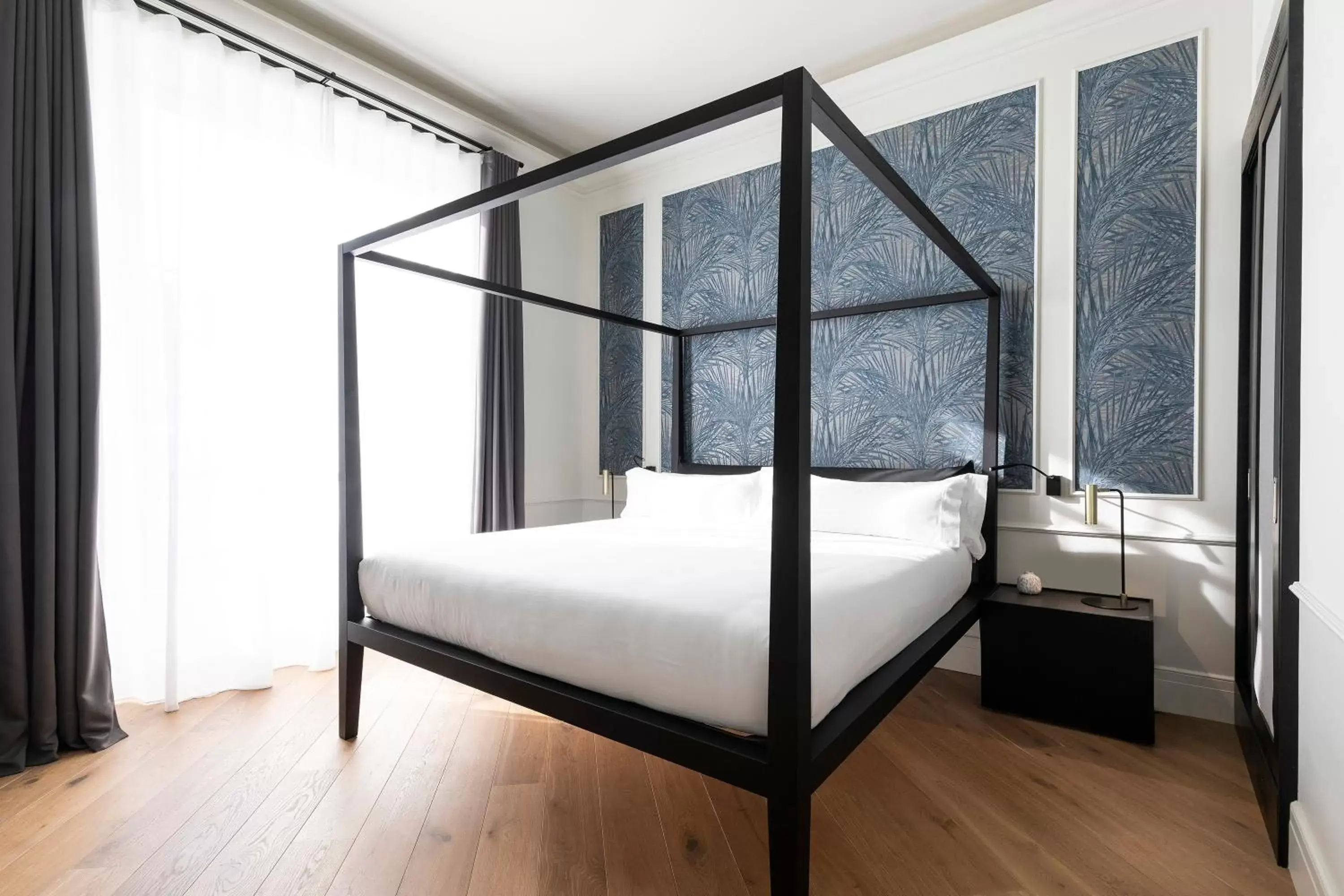 Bed in Maldà Singular Hotel