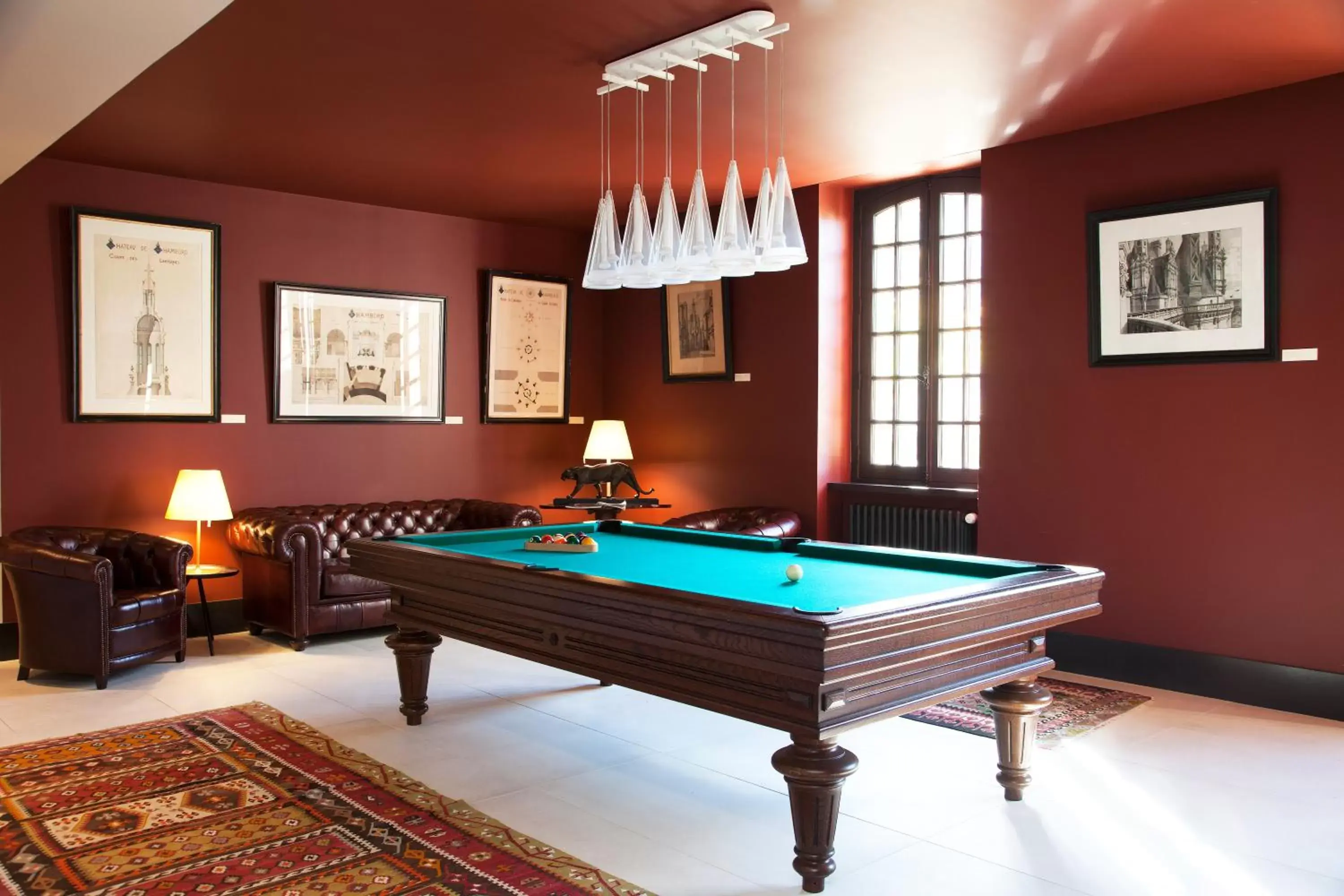 Billiards in Relais de Chambord - Small Luxury Hotels of the World