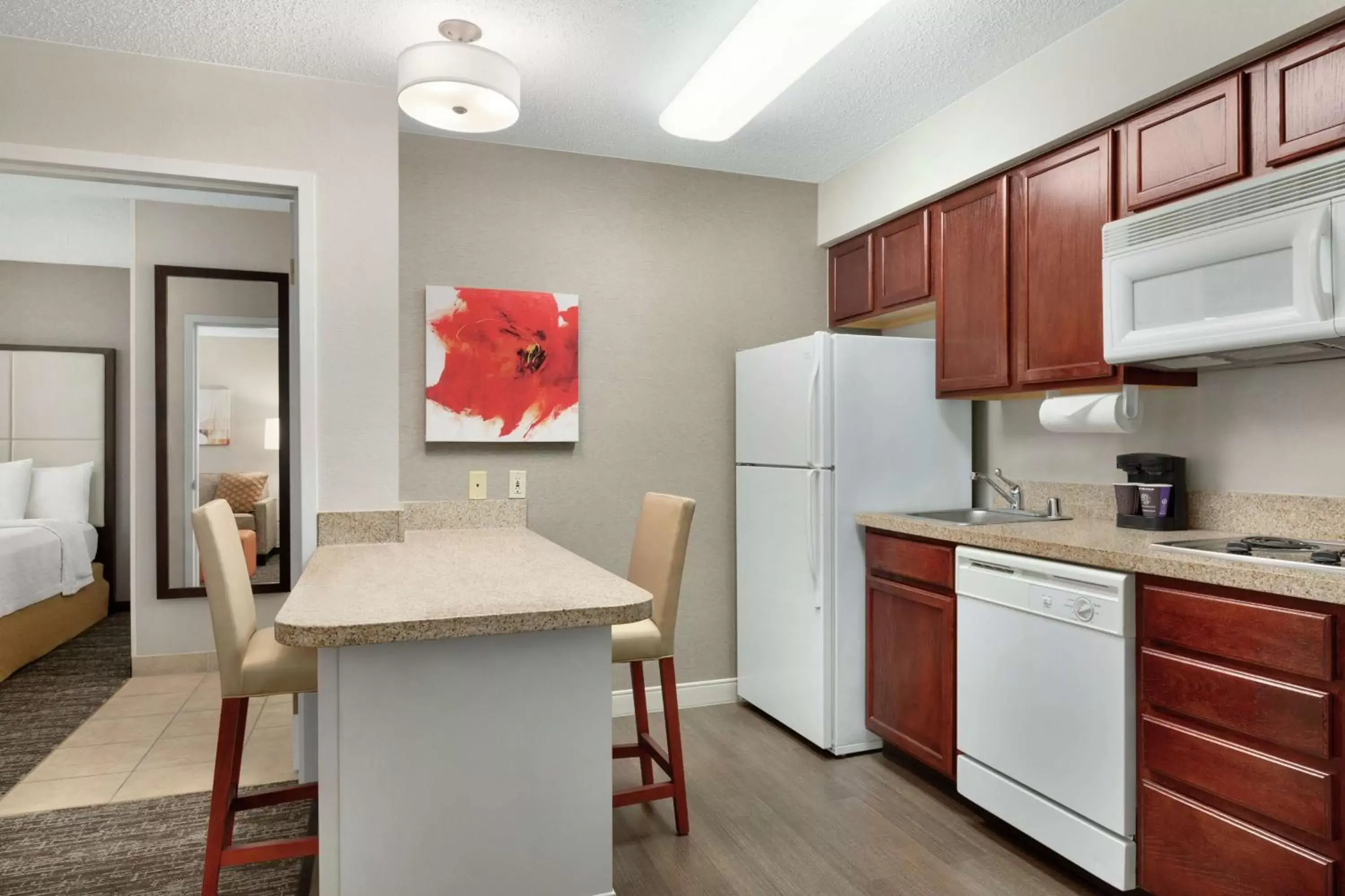 Kitchen or kitchenette, Kitchen/Kitchenette in Homewood Suites by Hilton Dallas-Arlington