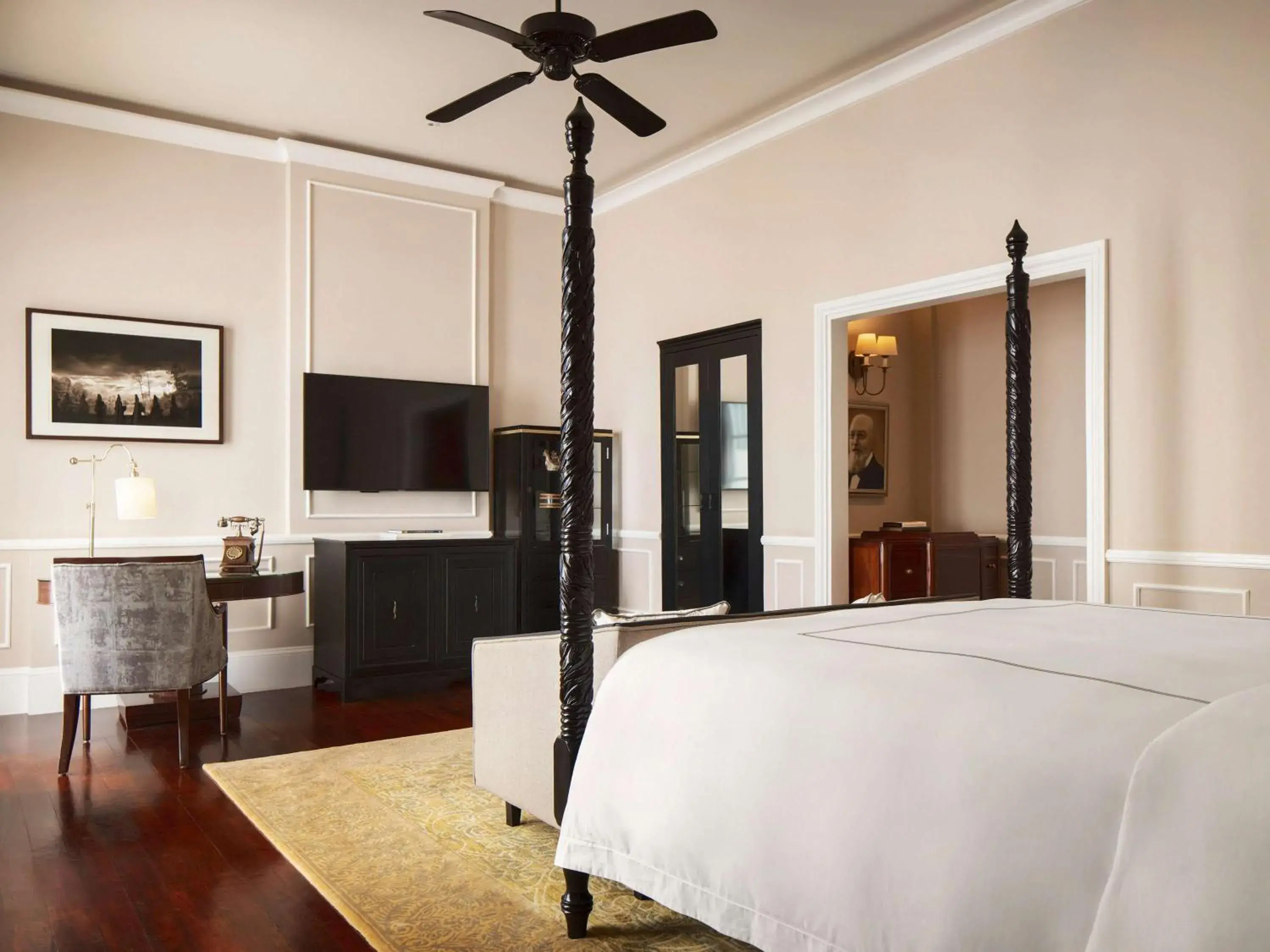 Bedroom in Raffles Grand Hotel d'Angkor