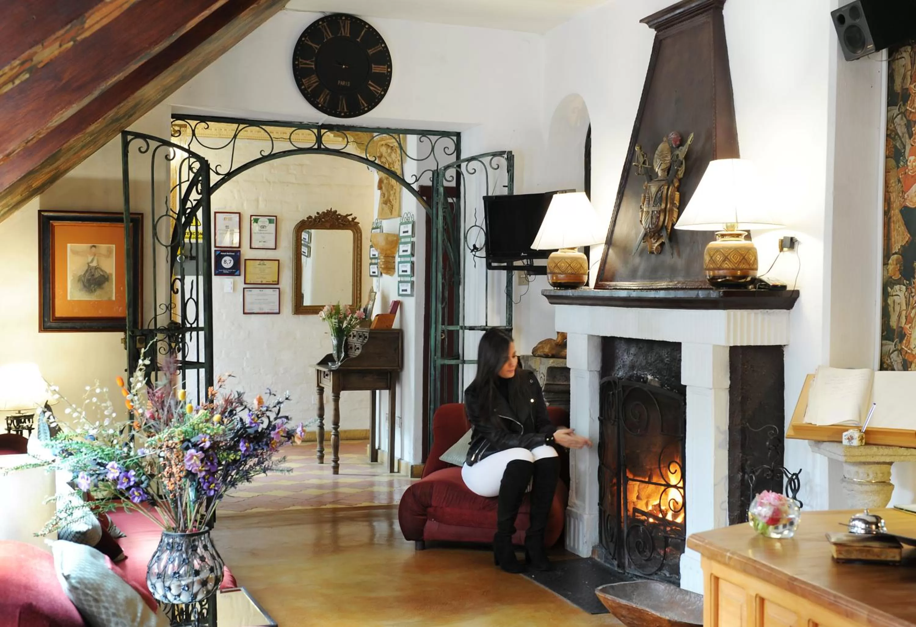 Lobby or reception in Boutique Hotel Antinea