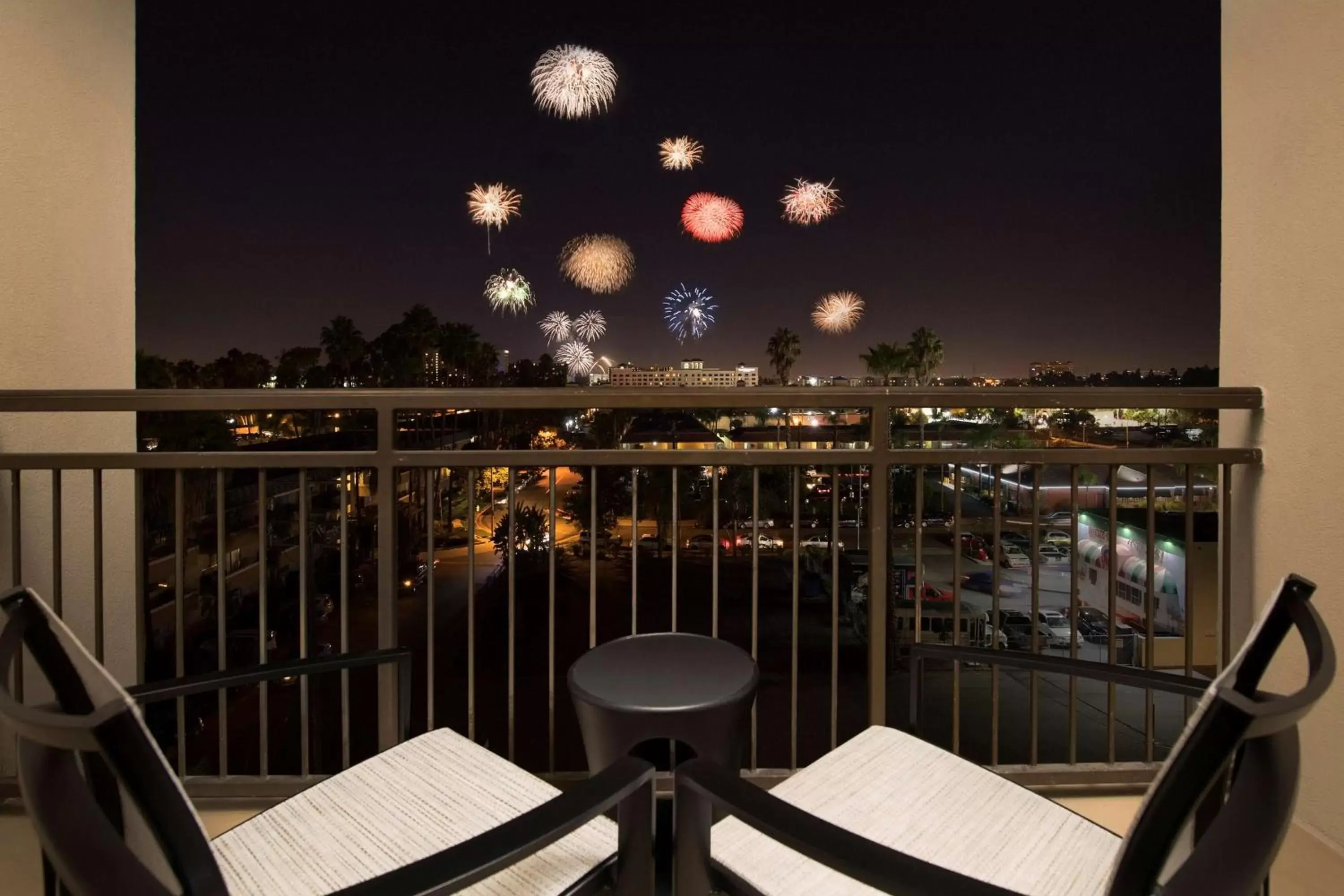 View (from property/room), Balcony/Terrace in Hampton Inn & Suites Anaheim Garden Grove