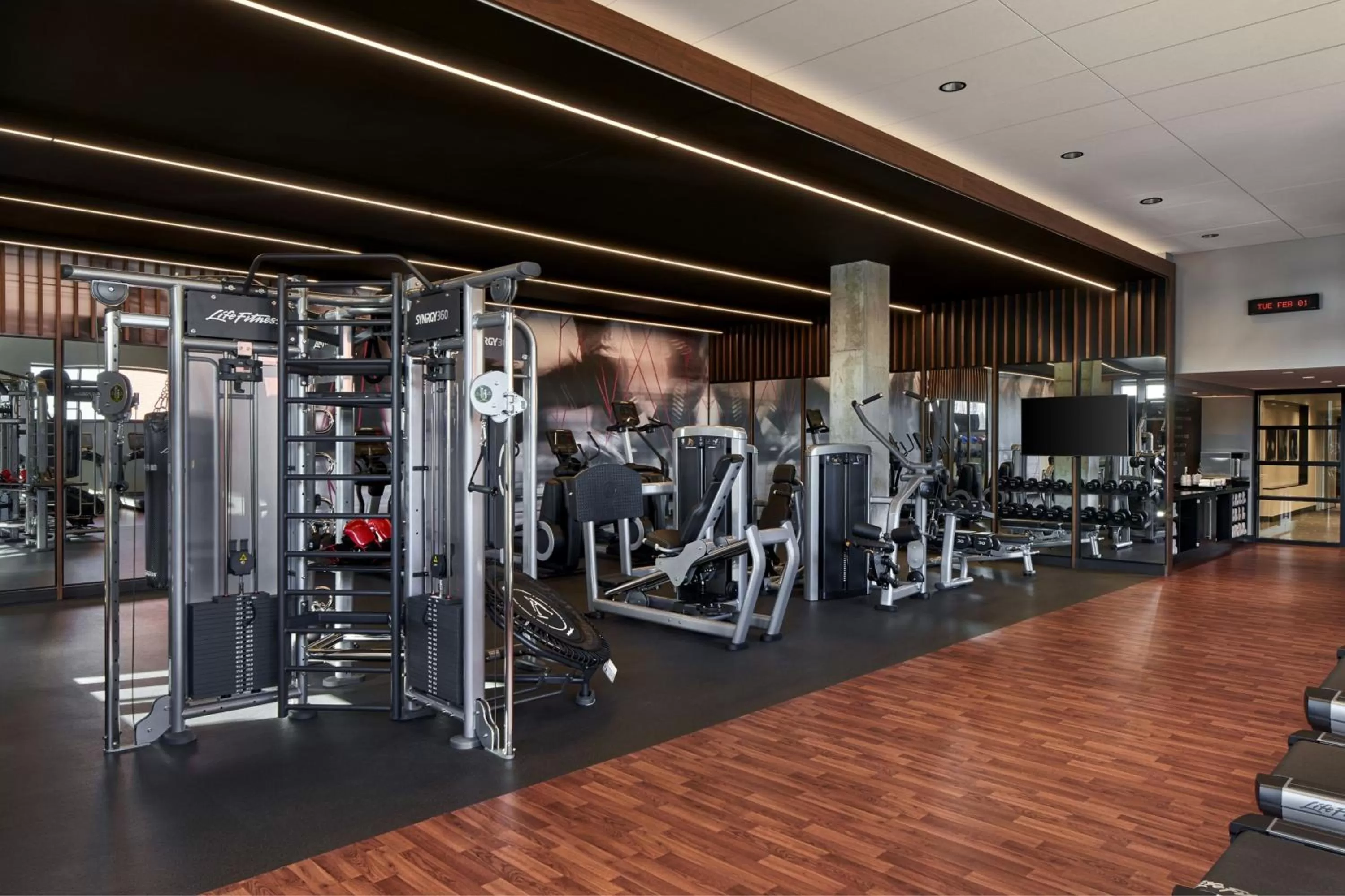 Fitness centre/facilities in Marriott Owings Mills Metro Centre