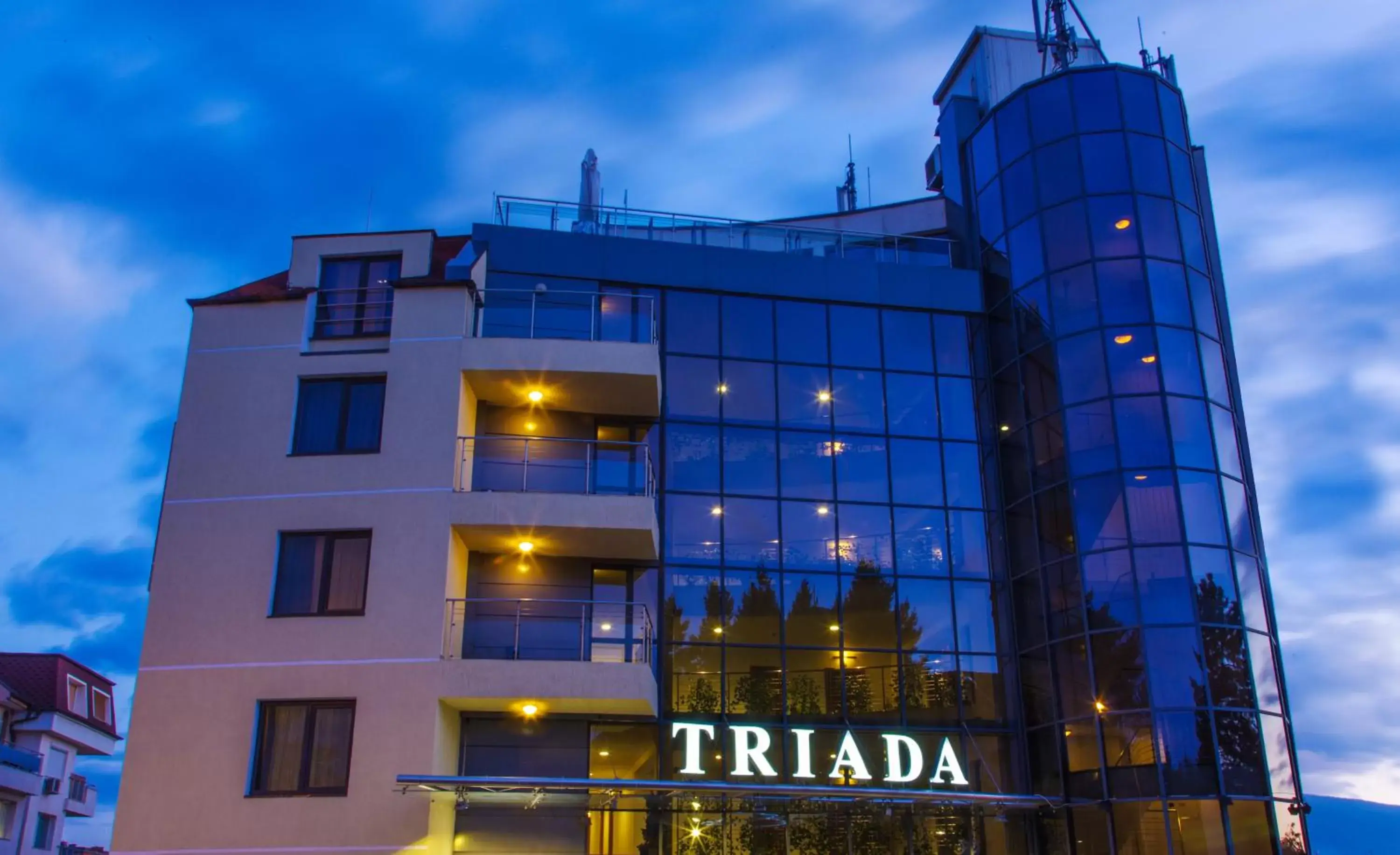 Facade/entrance, Property Building in Triada Hotel