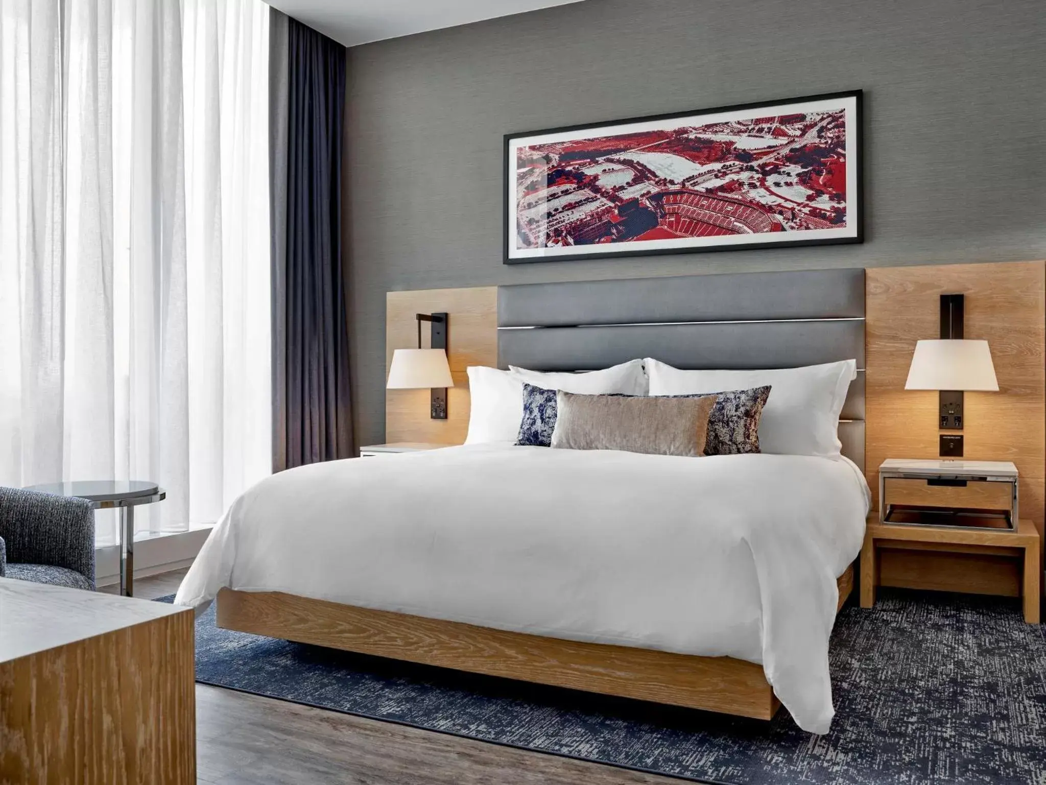 Bedroom, Bed in Live! by Loews - Arlington, TX