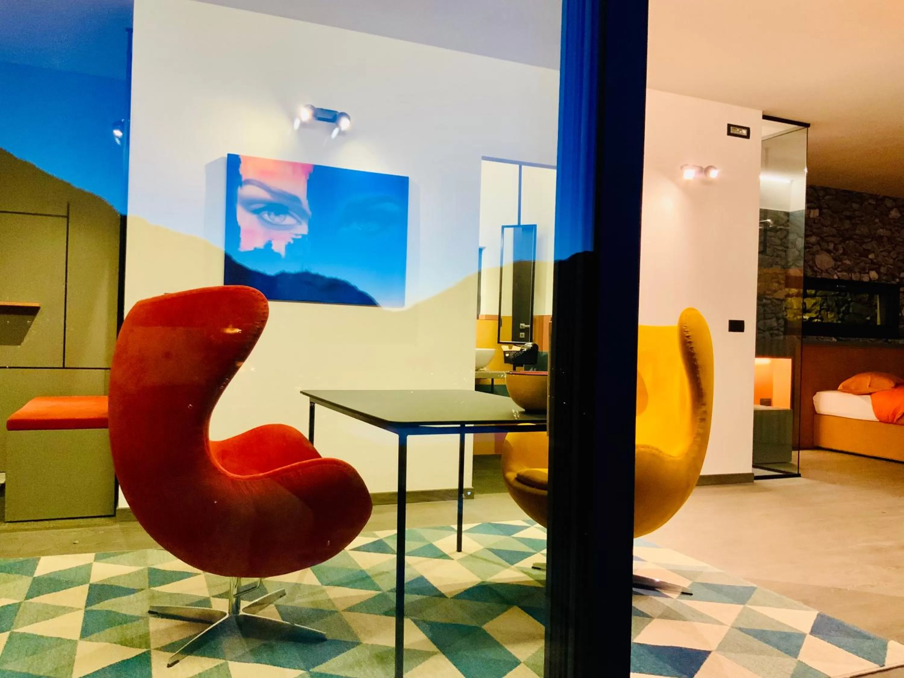 Living room in Cà Rossa #panoramic suite