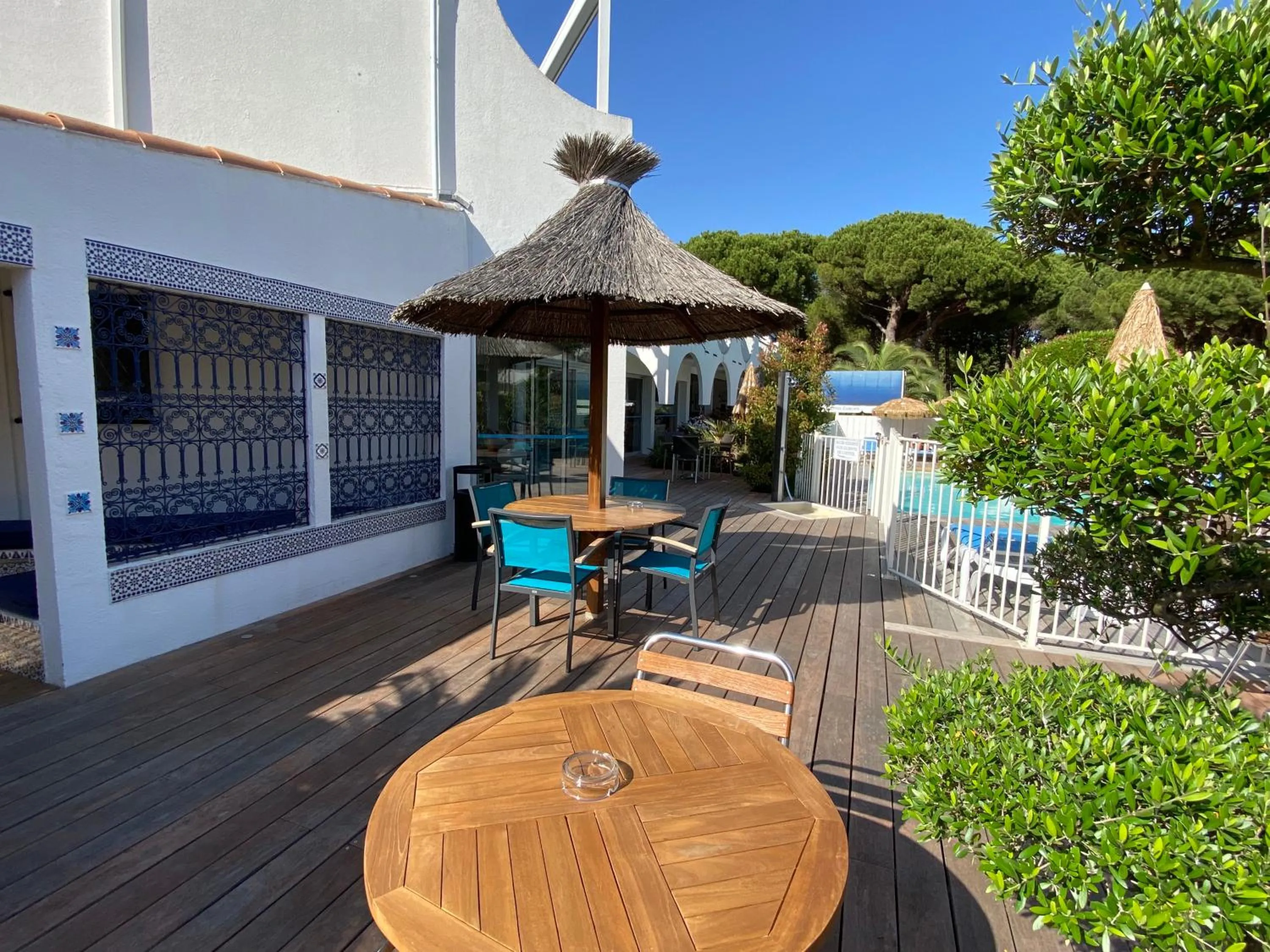 Patio in Hotel Europe