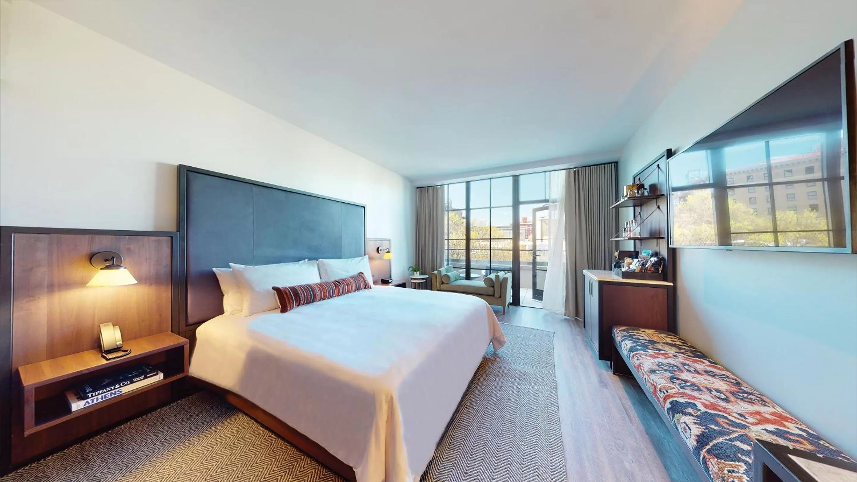 Bed in The Restoration Asheville