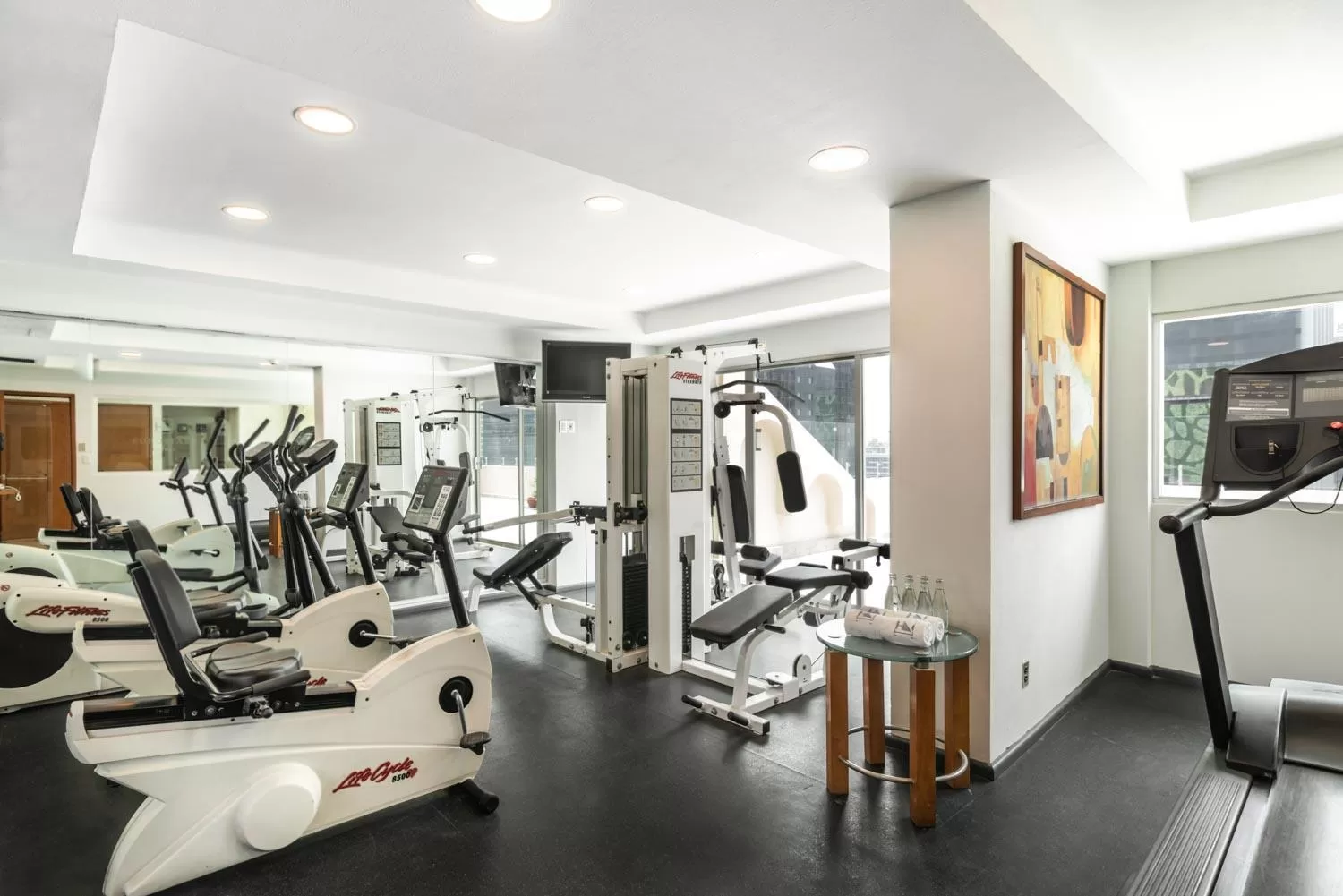 Fitness centre/facilities in Eurostars Zona Rosa Suites