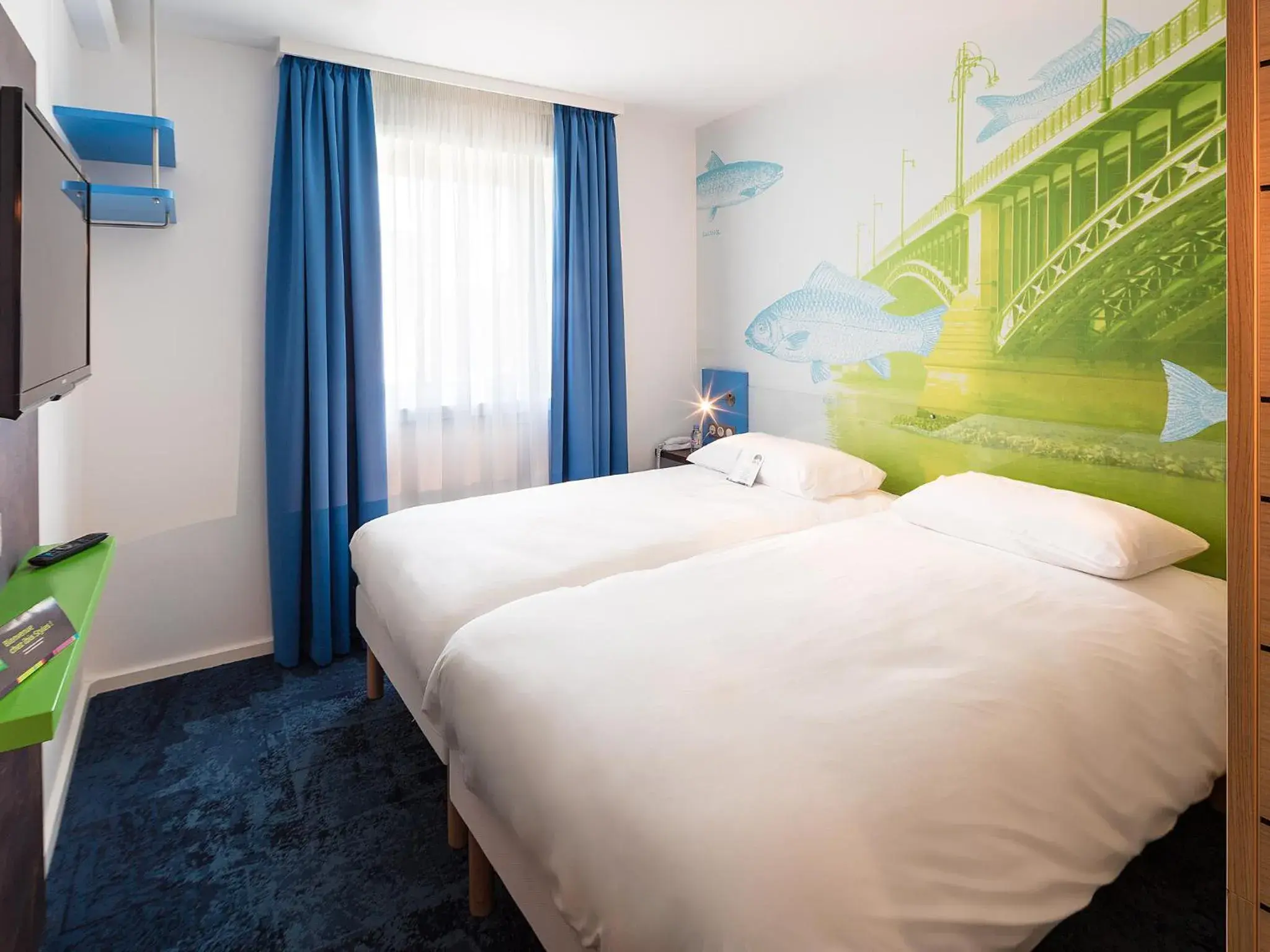 Bedroom, Bed in ibis Styles Strasbourg Avenue du Rhin