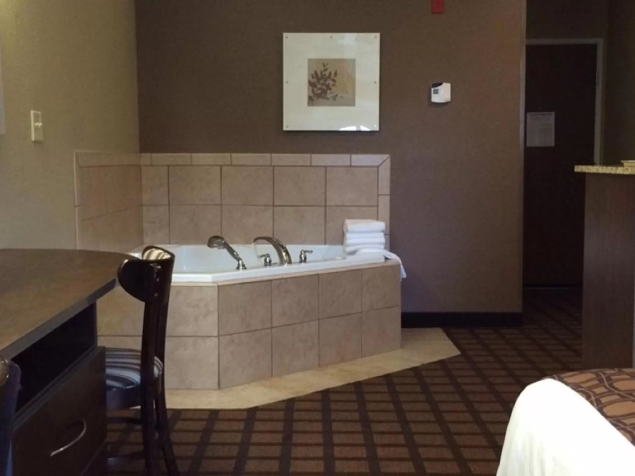 Hot Tub, Bed in Microtel Inn & Suites Mansfield PA