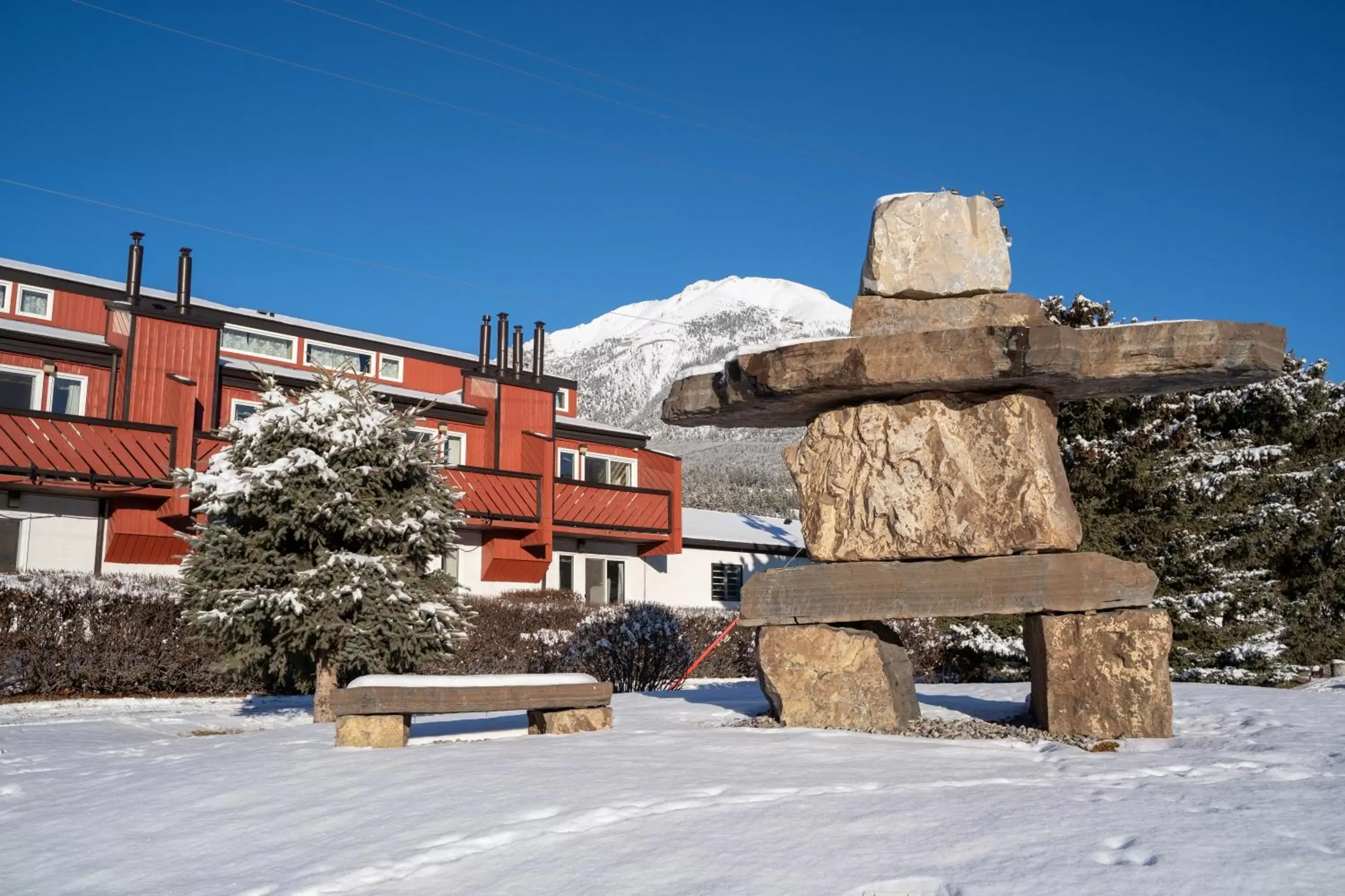 Property Building in Rocky Mountain Ski Lodge