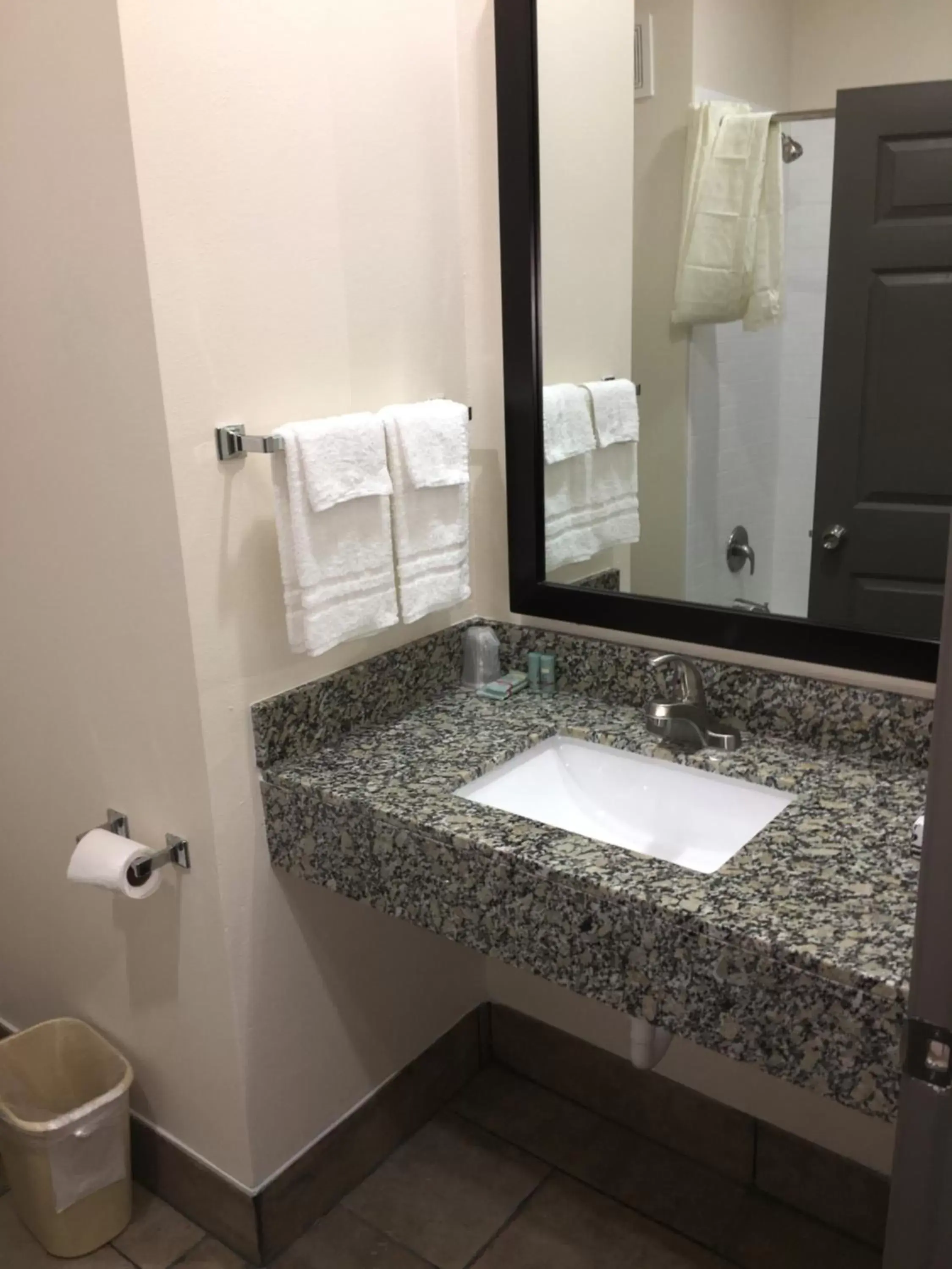 Bathroom in Americas Best Value lnn- Plaquemine