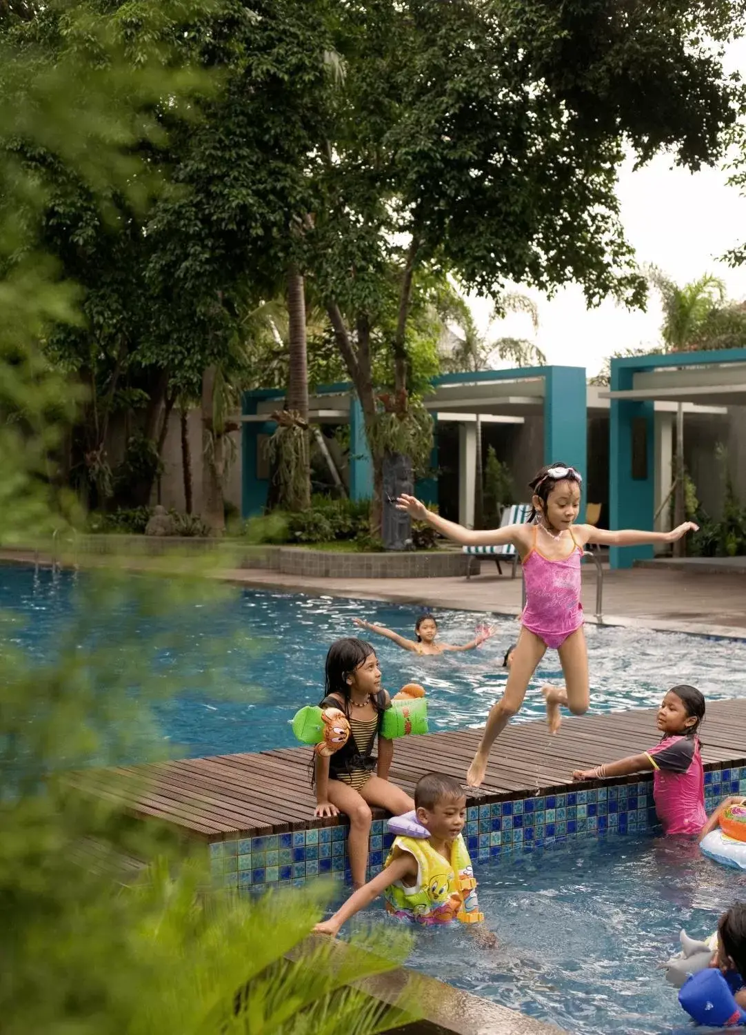 young children, Swimming Pool in Mercure Surabaya
