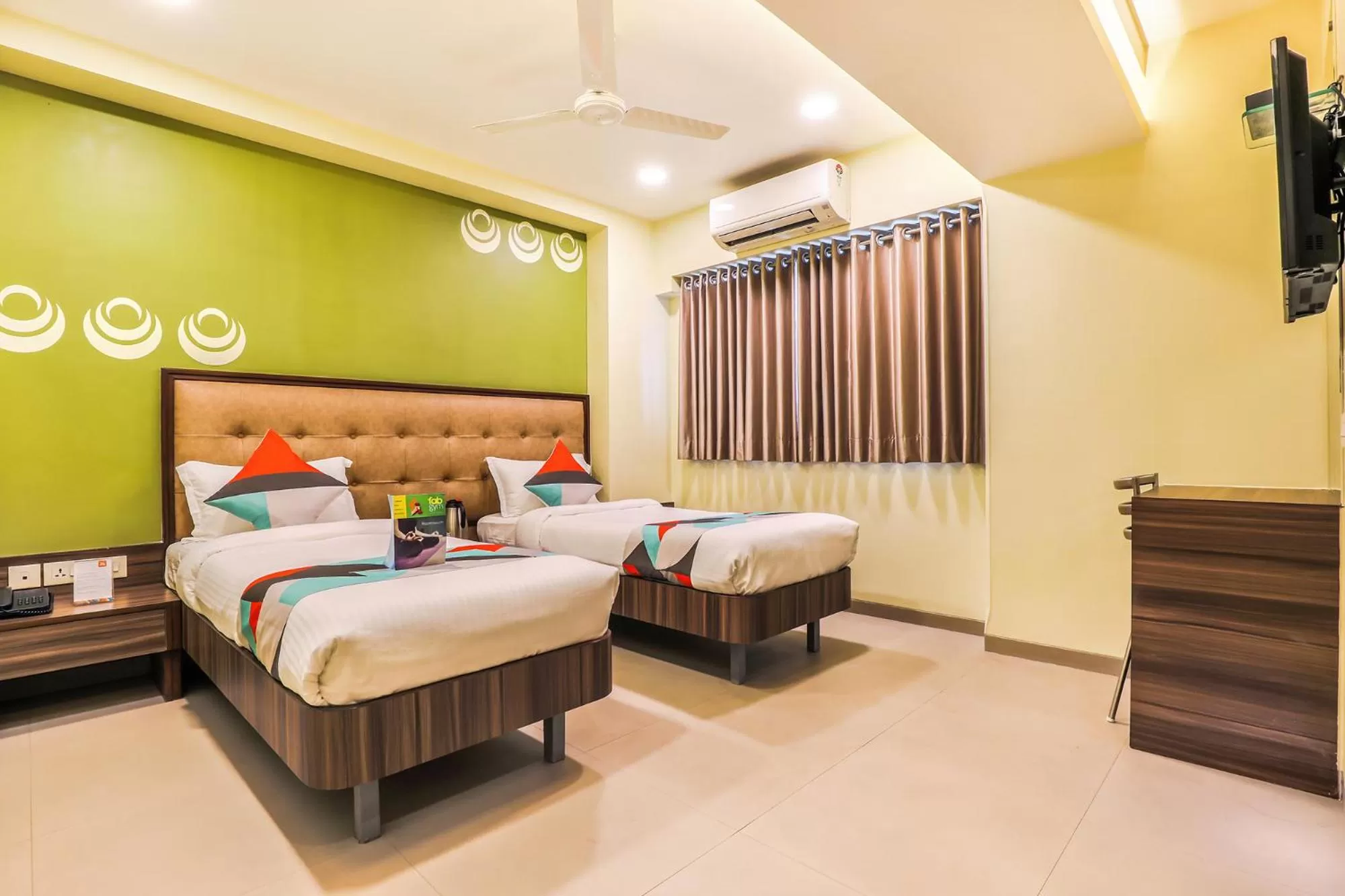 Bedroom, Bed in FabHotel Landmark Residency - Nr MIDC Turbhe