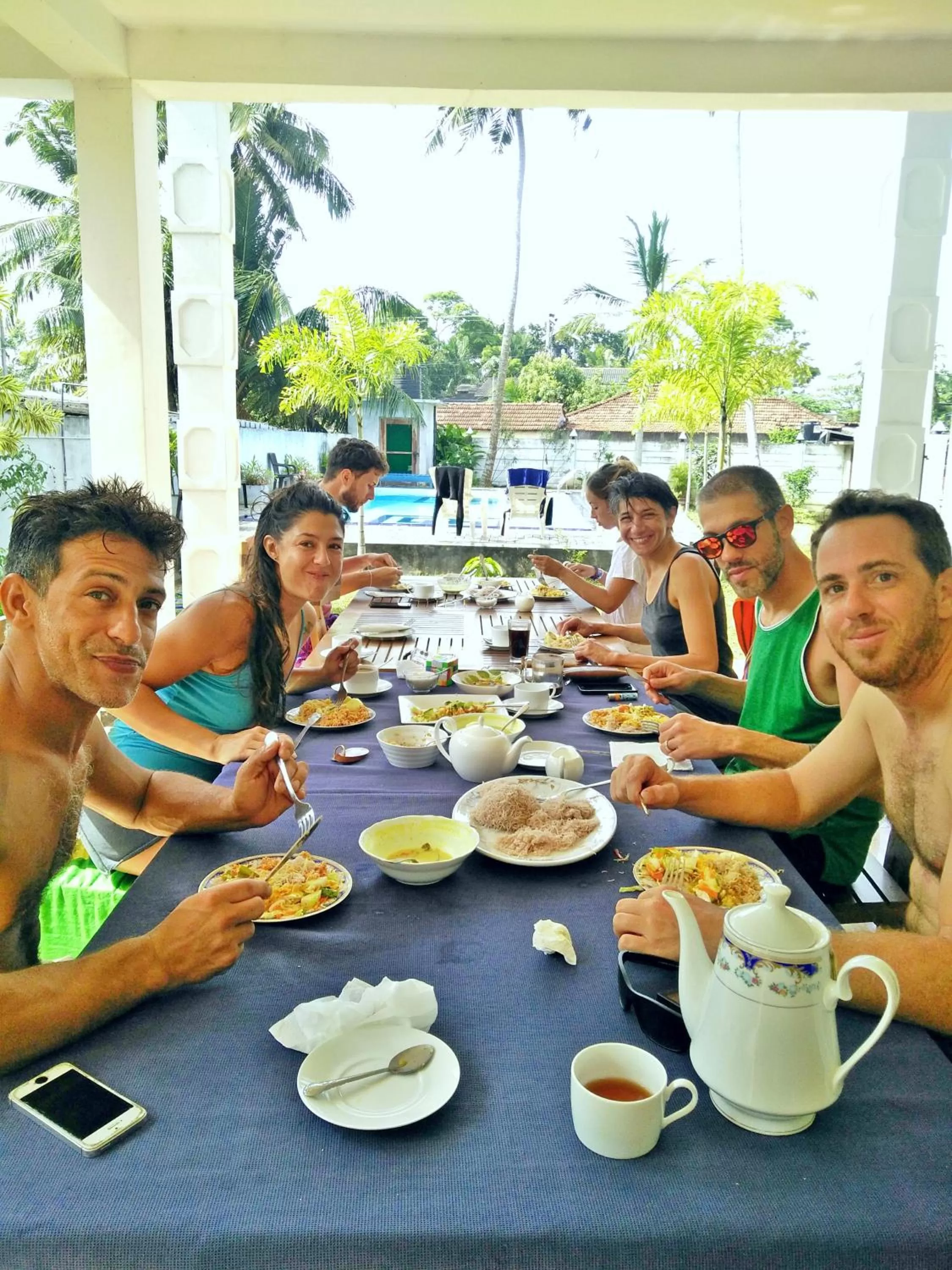 Breakfast in Ocean Bay Surf Resort Weligama