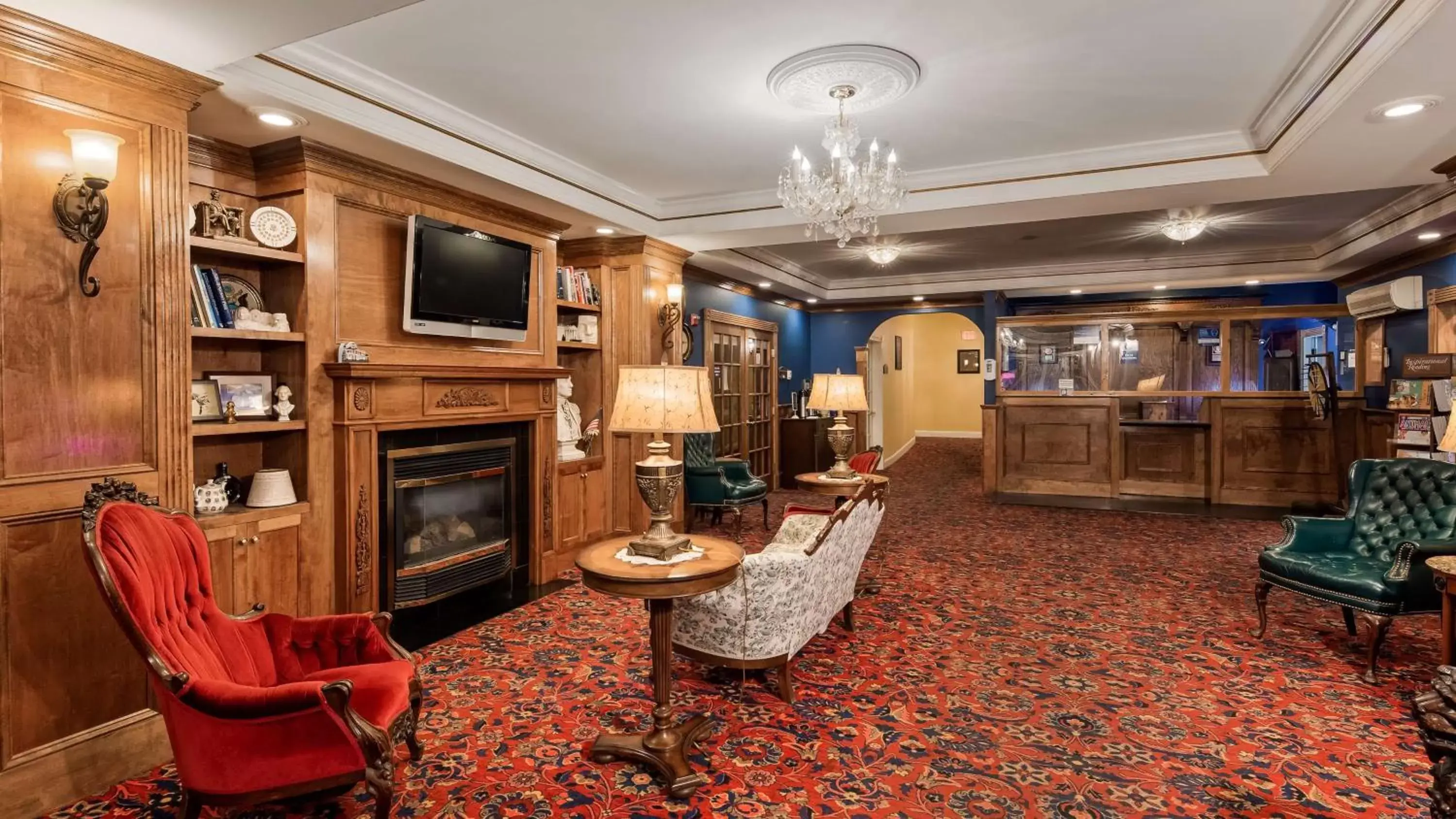 Lobby or reception in Best Western White House Inn