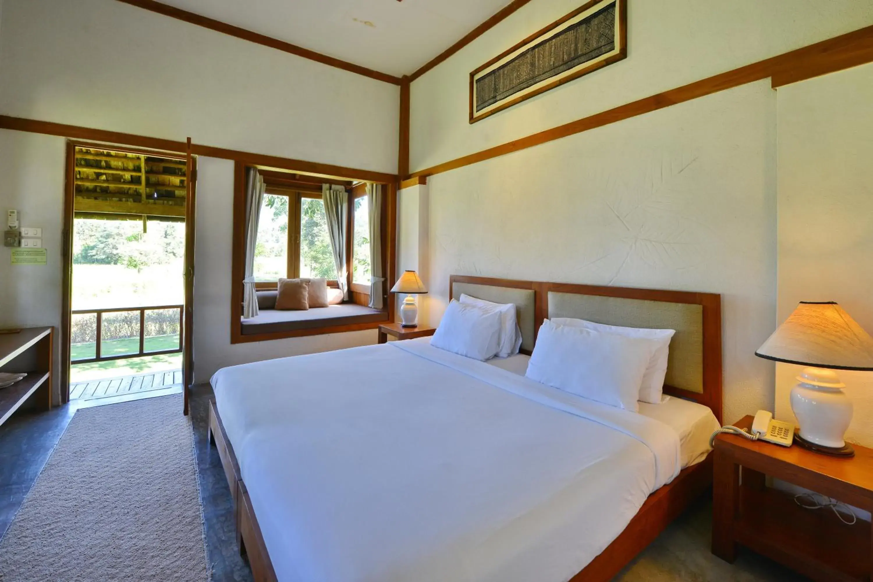 Bed in Belle Villa Resort, Pai
