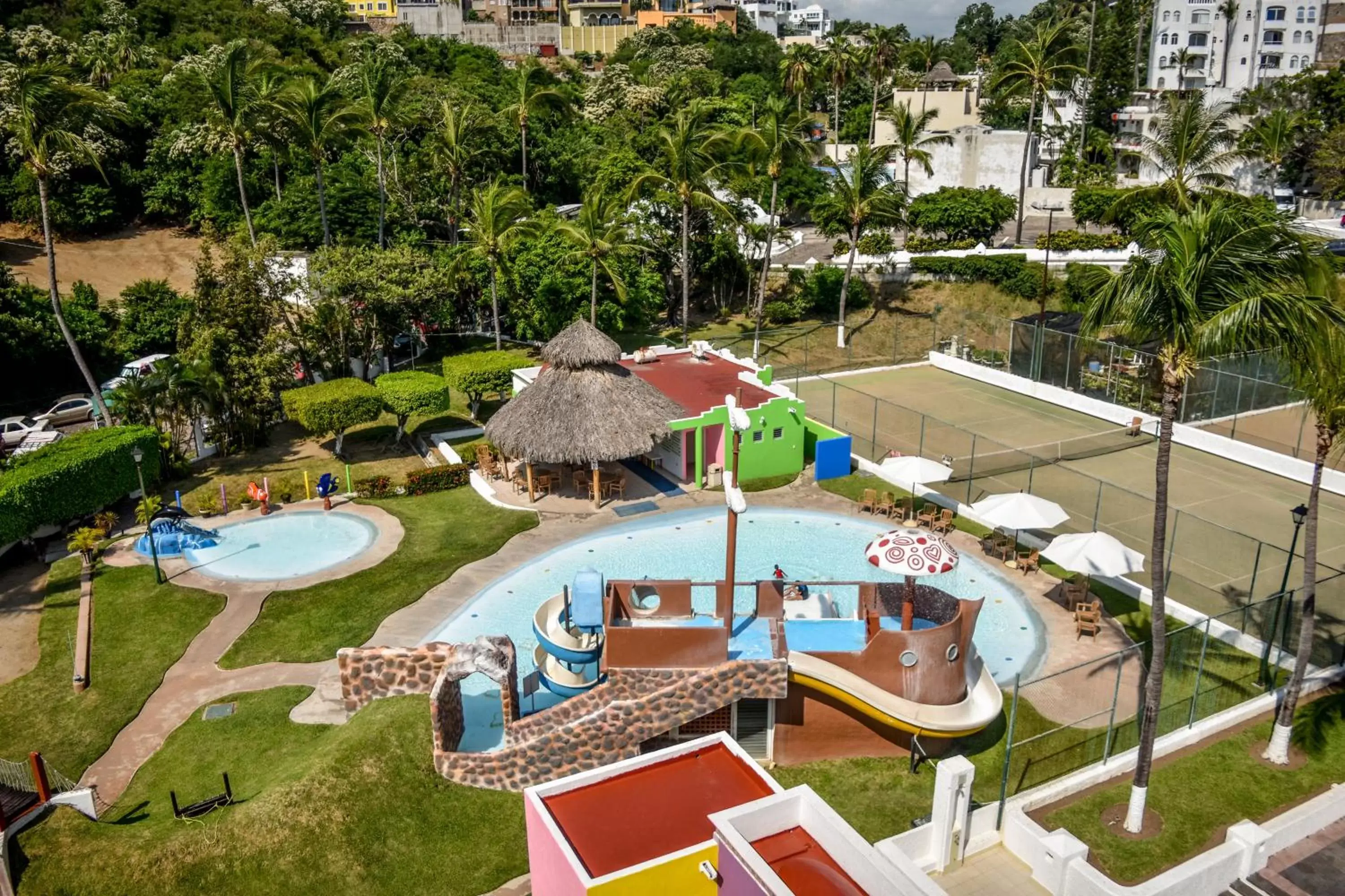 Children play ground, Pool View in Tesoro Manzanillo All Inclusive