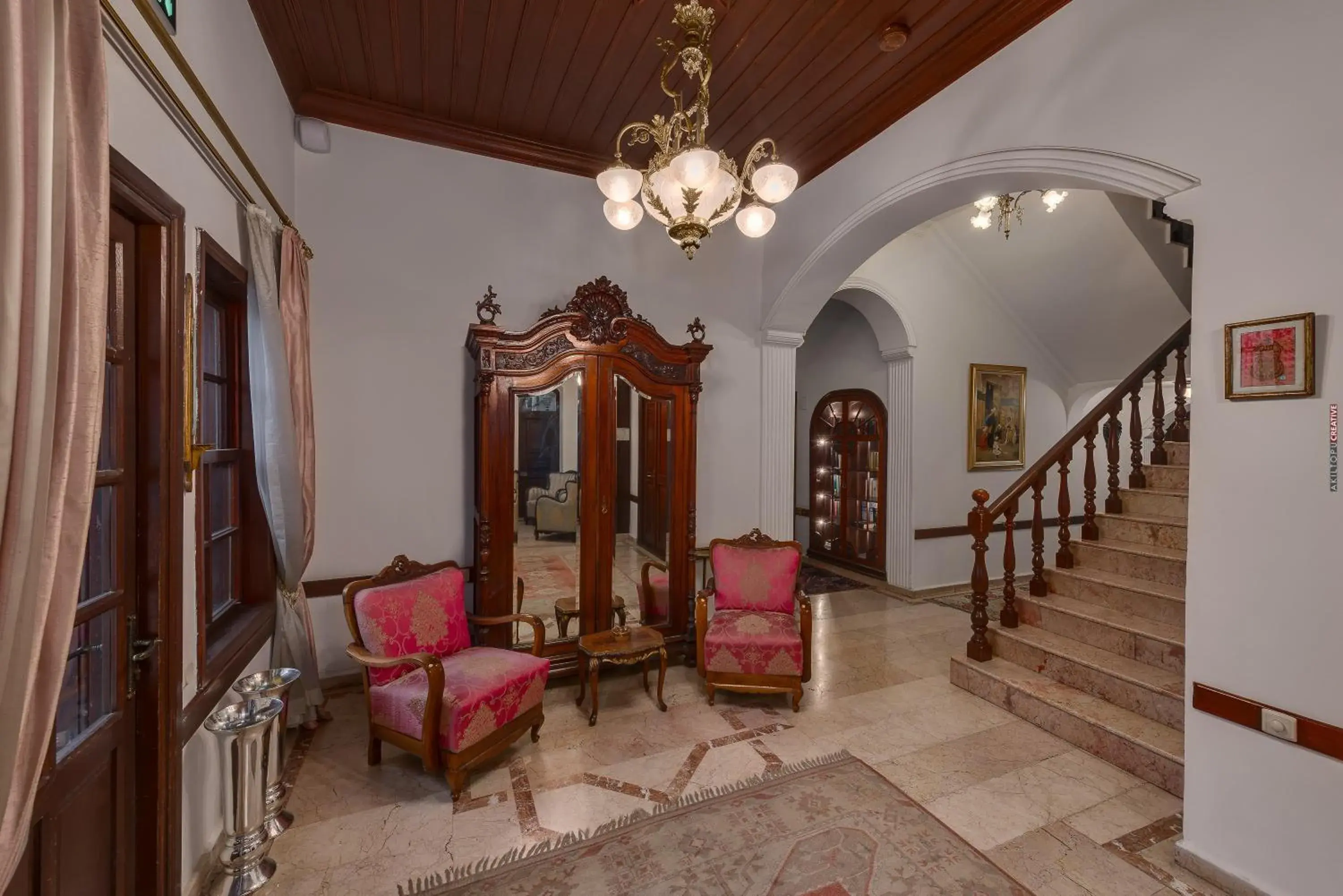 Decorative detail, Seating Area in Tuvana Hotel