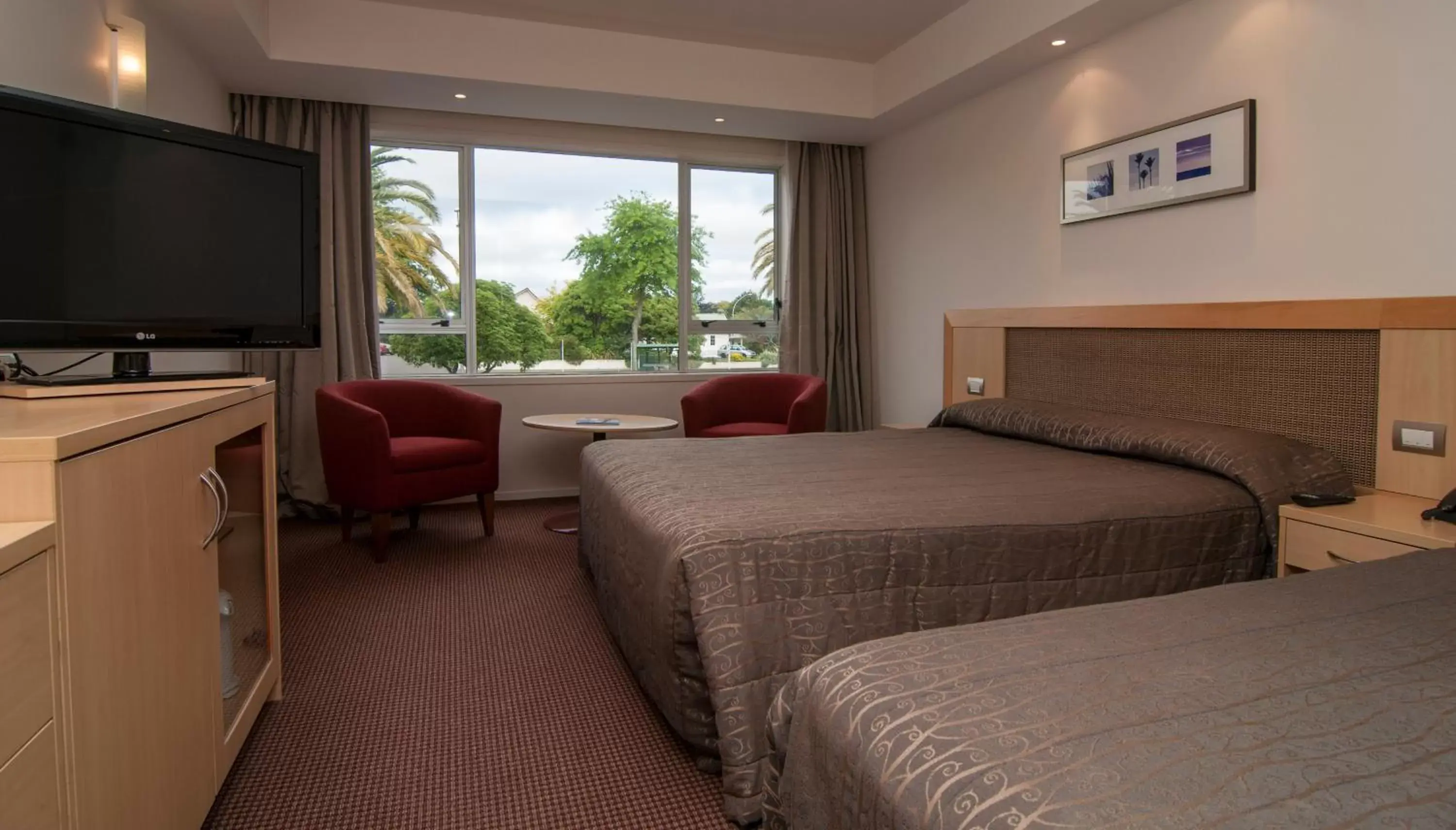 View (from property/room), Bed in Copthorne Hotel Rotorua