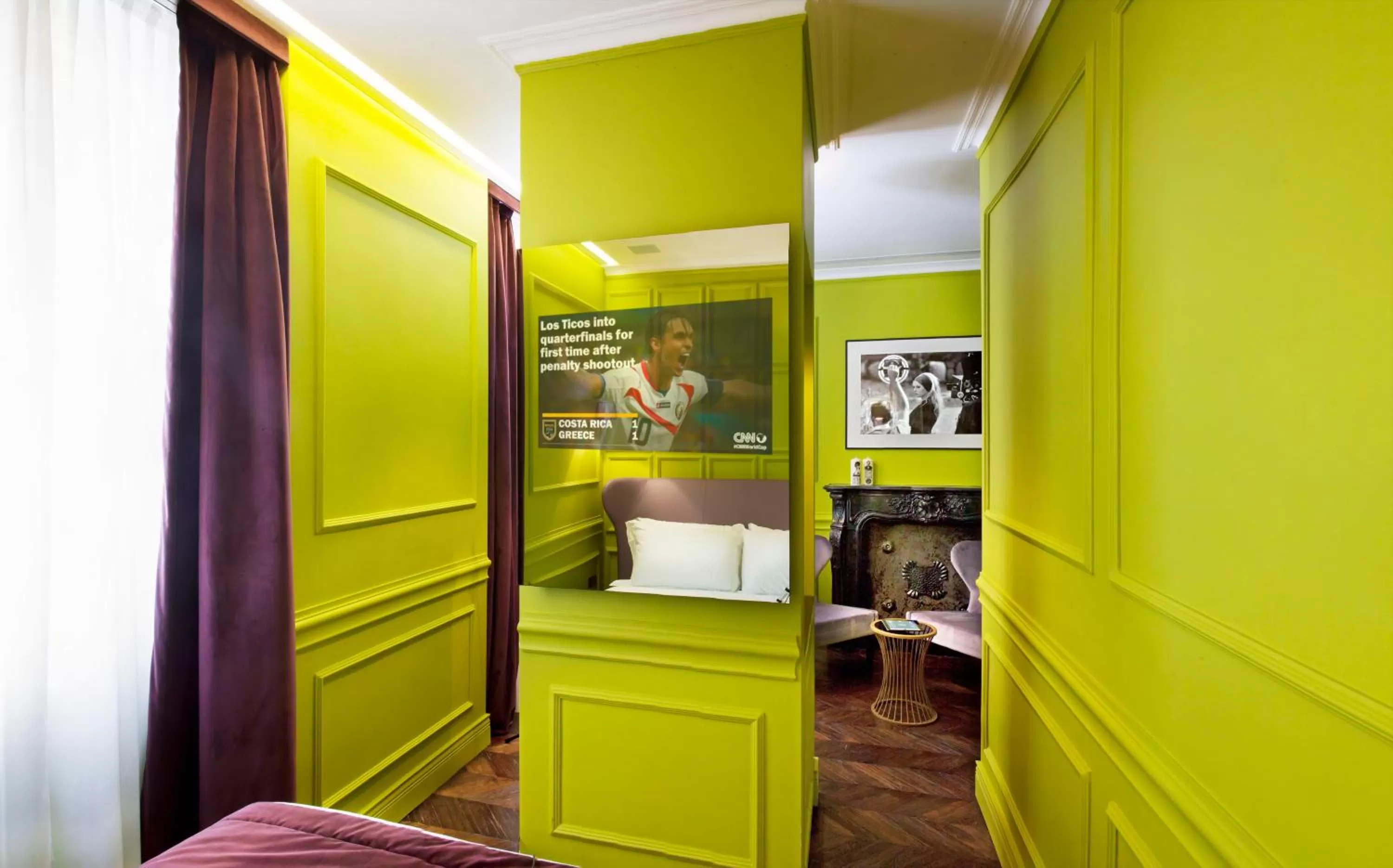 Decorative detail in Hotel The Corner Roma