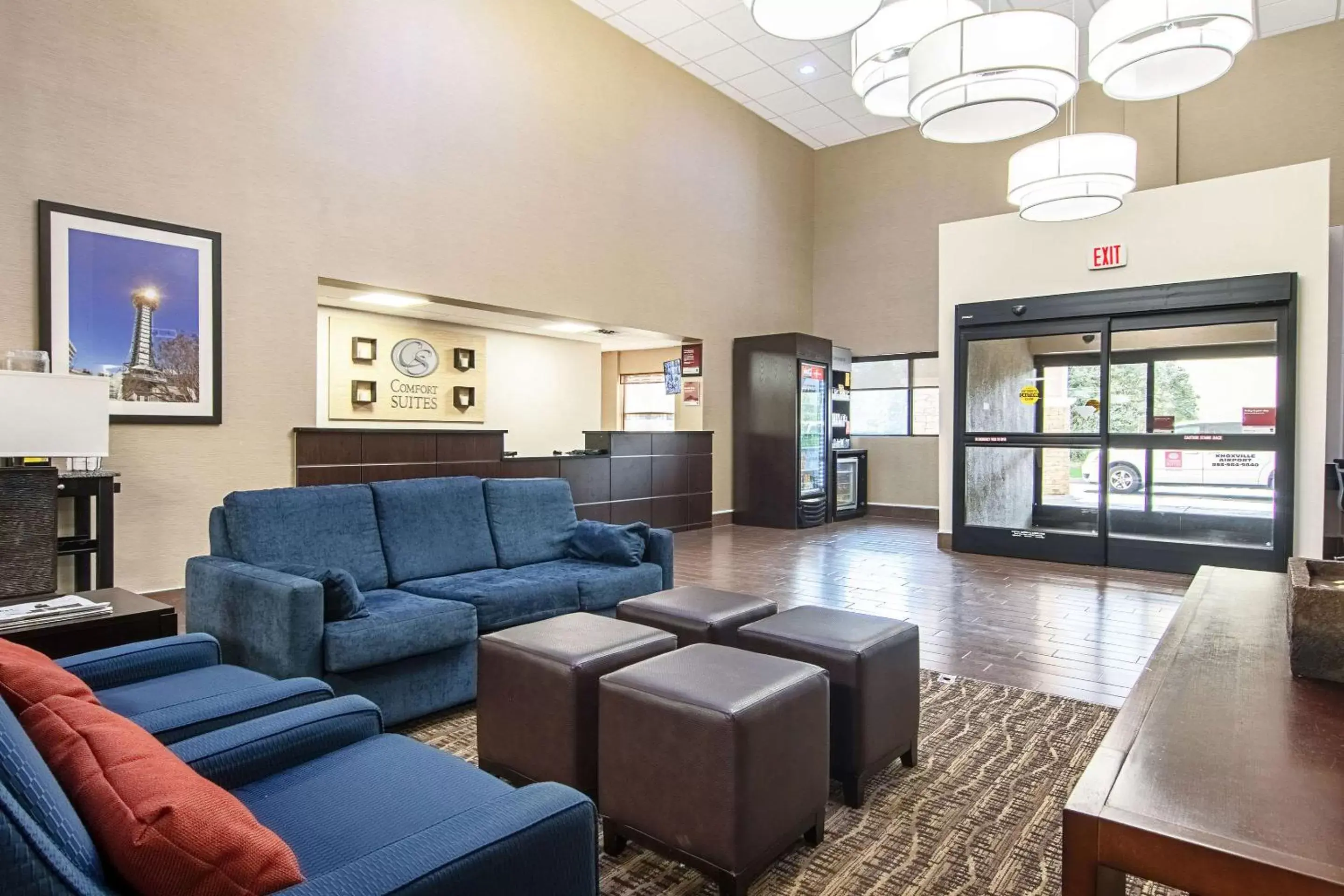 Lobby or reception, Seating Area in Comfort Suites Airport Alcoa