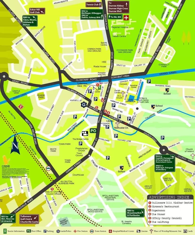 Area and facilities in Tullamore Court Hotel