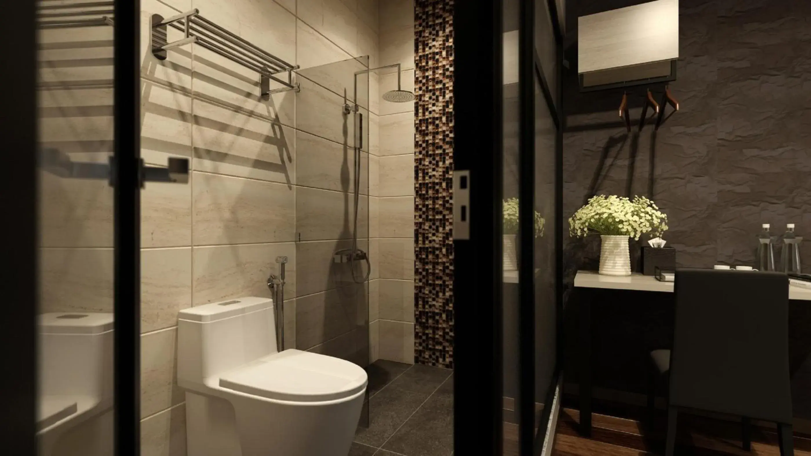 Bathroom in The Square Hotel