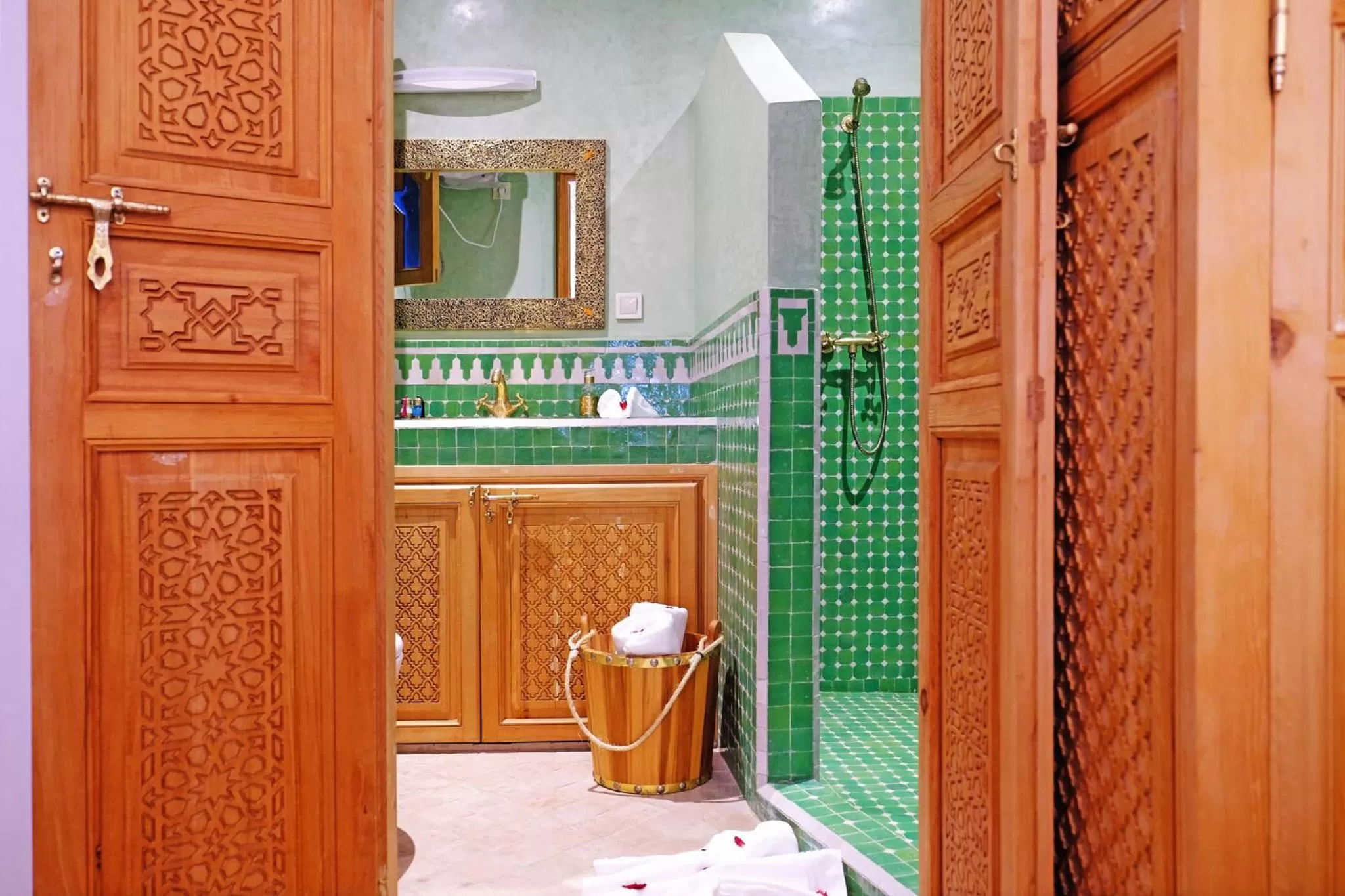 Bathroom in Riad ZANOUBA