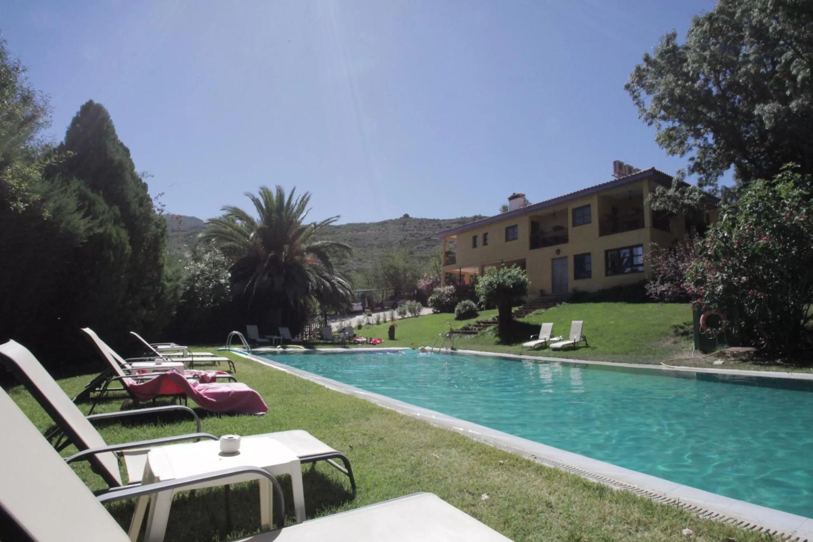 Swimming pool in Hotel Rural Xerete