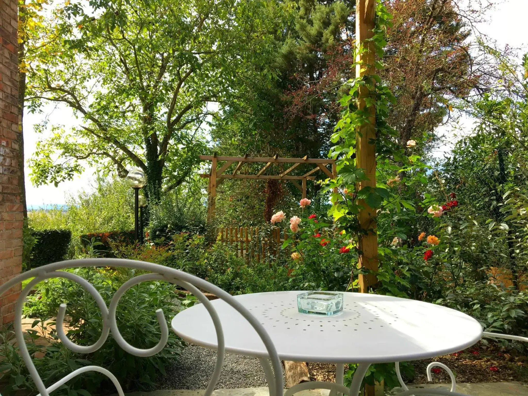 Patio in La Coroncina Lodging