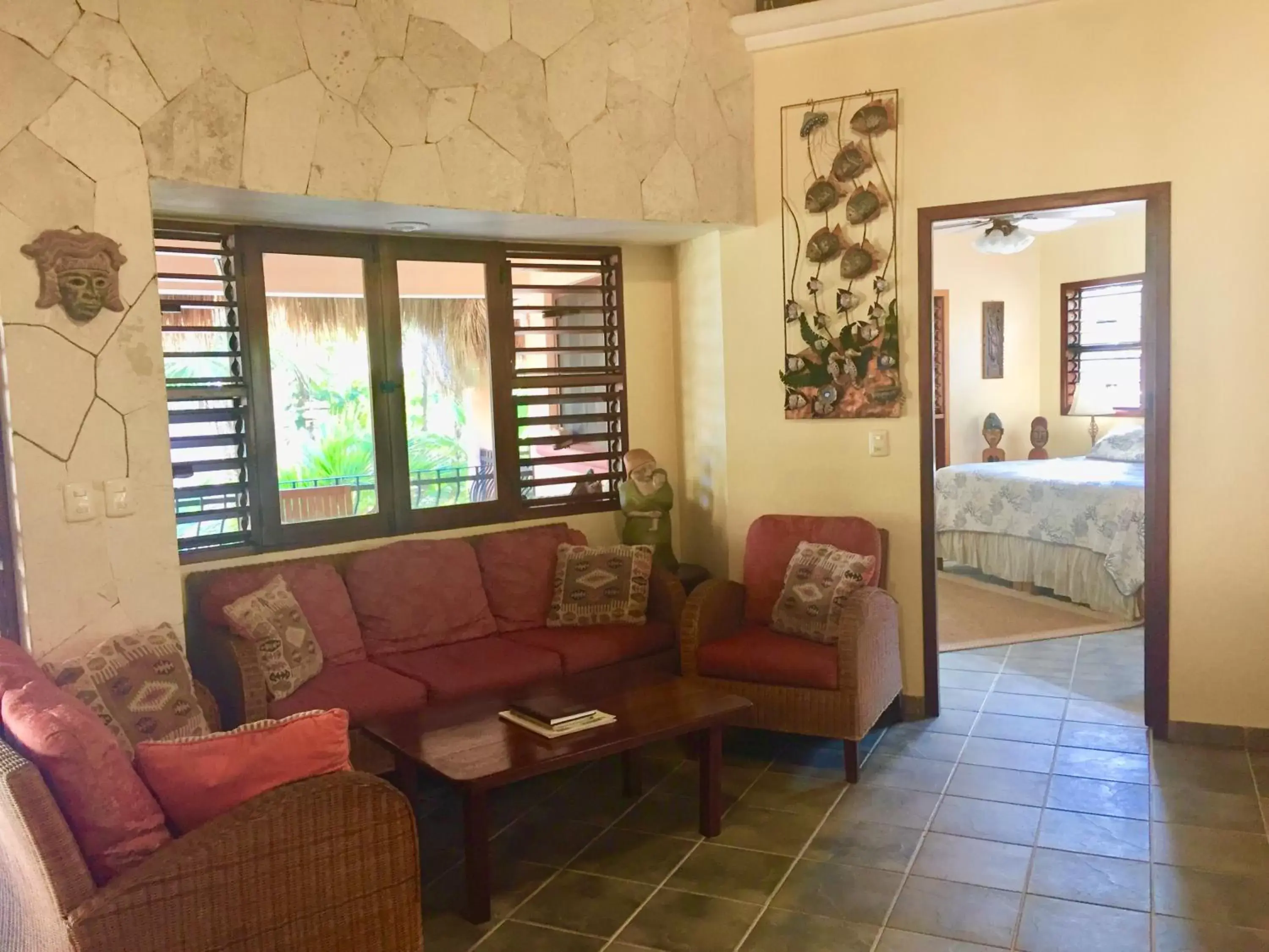 Seating Area in Nah Uxibal Villa and Casitas