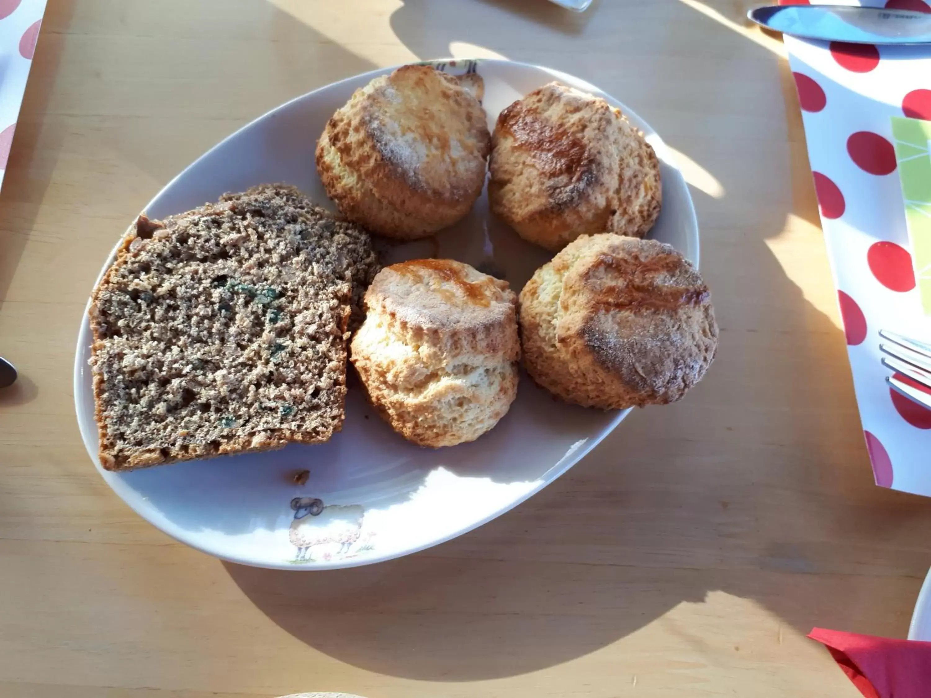 Continental breakfast in The Ring Farmhouse