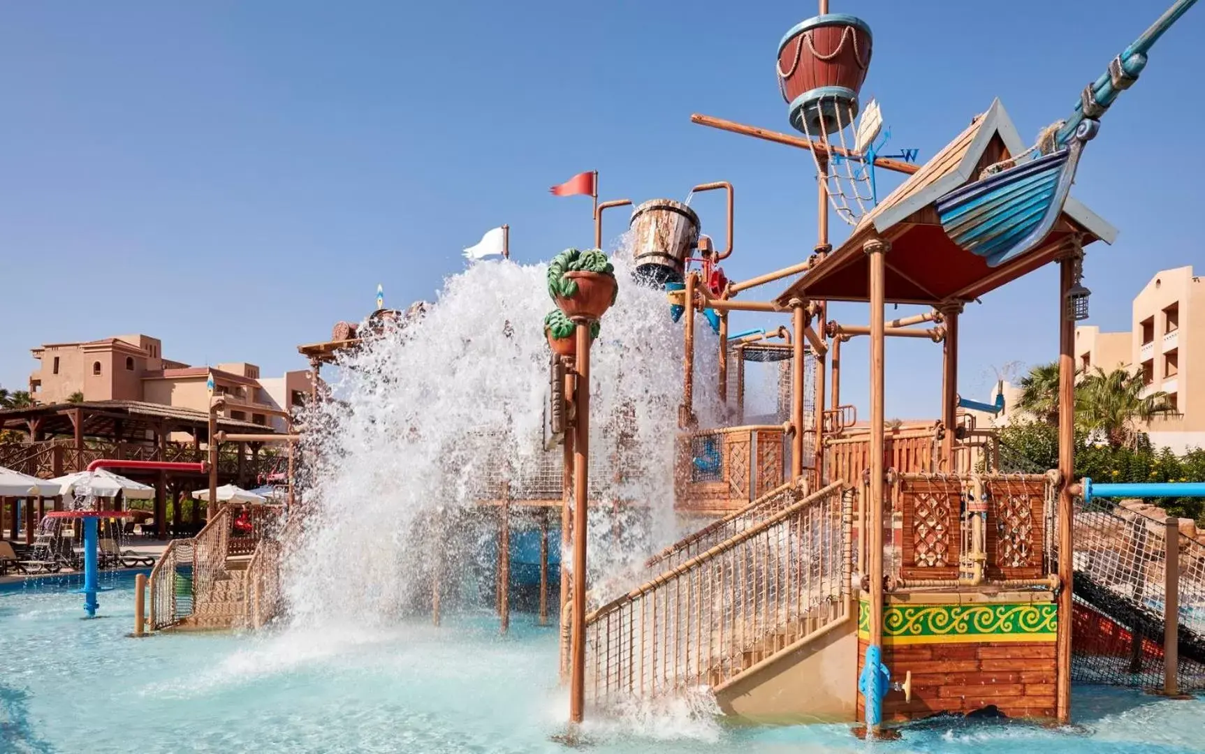 Children play ground, Water Park in Coral Sea Holiday Resort and Aqua Park