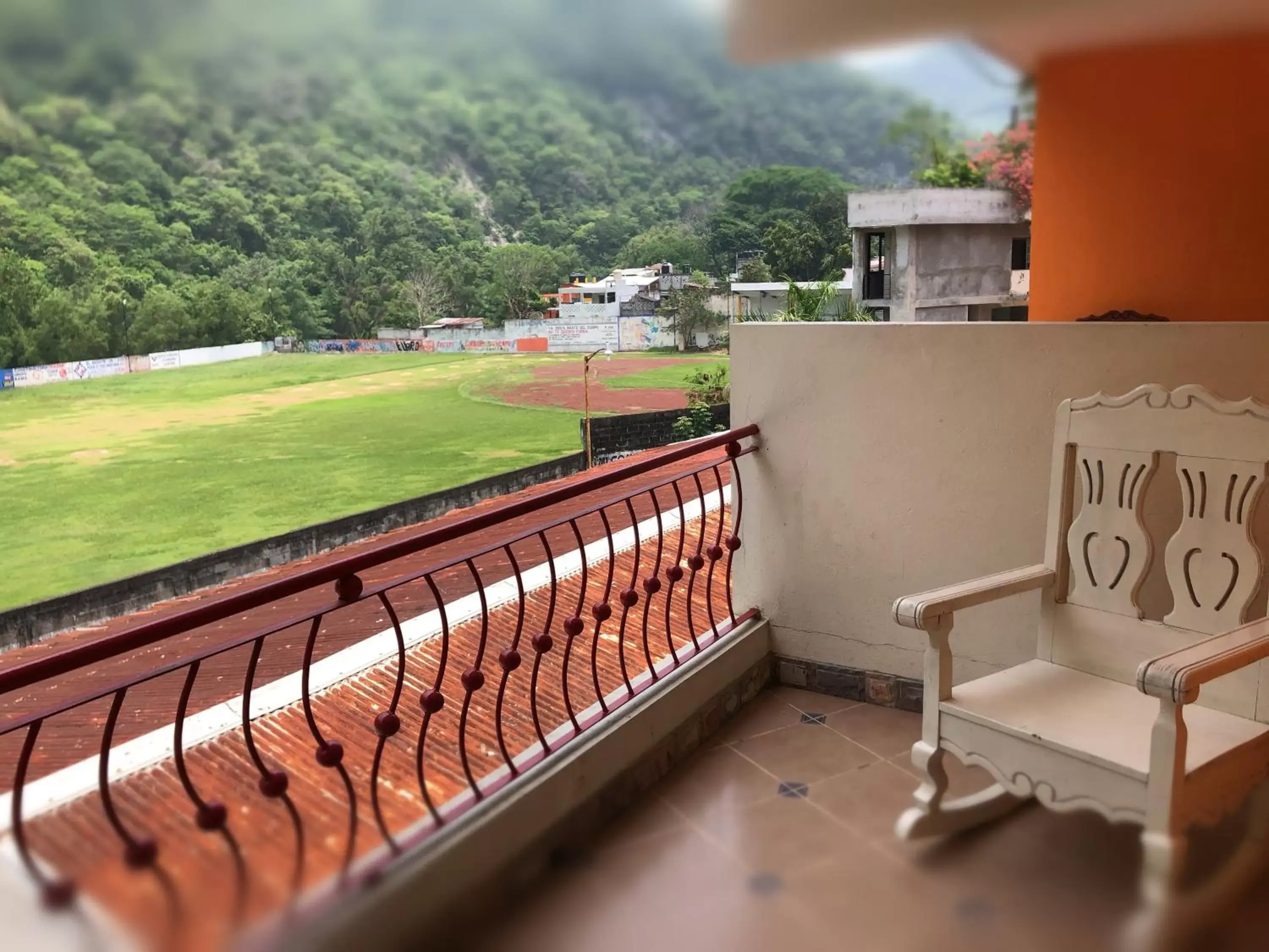 Balcony/Terrace in Hotel Paraiso Huasteco