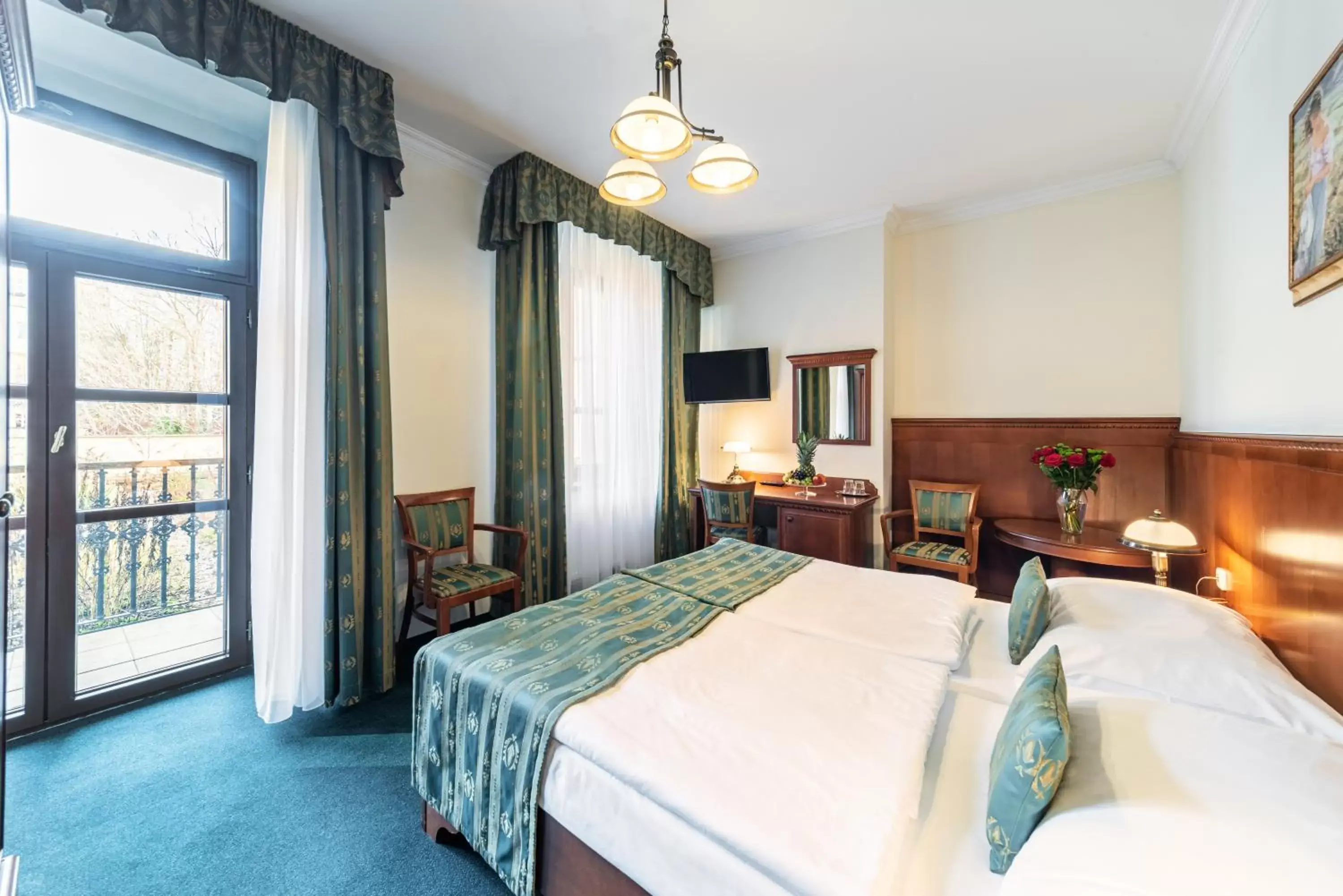 Bedroom, Bed in Arkada Hotel Praha